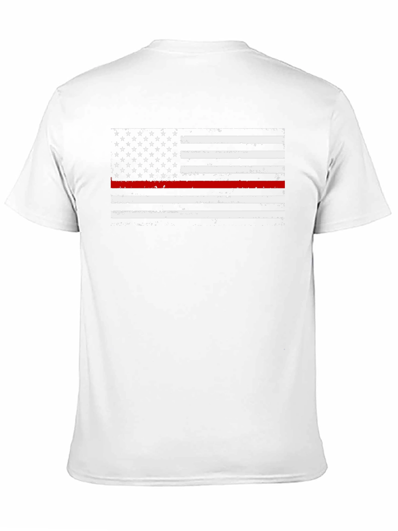 Thin Red Line American Flag T-Shirt