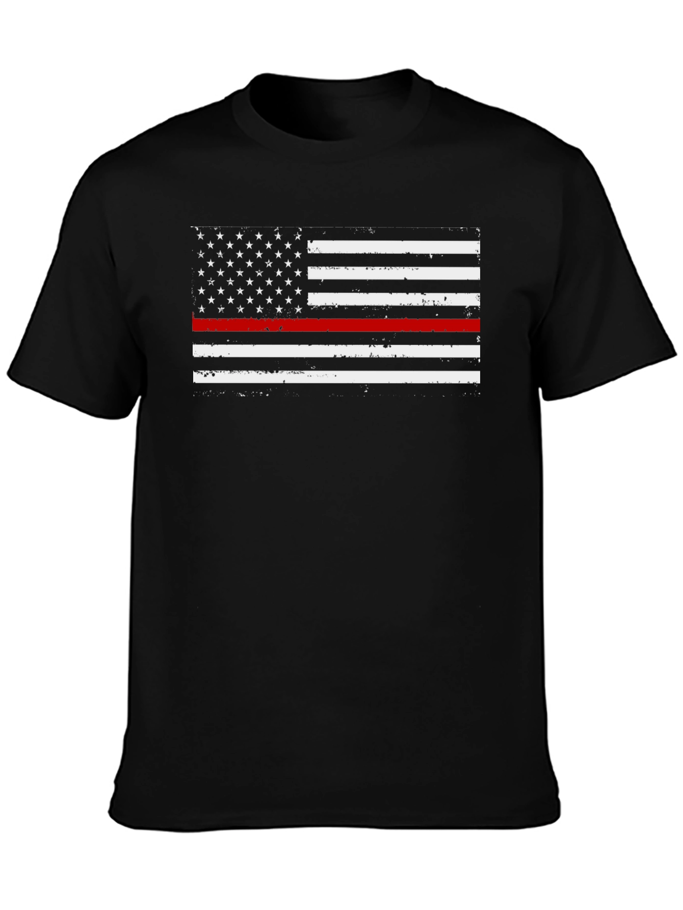 Thin Red Line American Flag T-Shirt