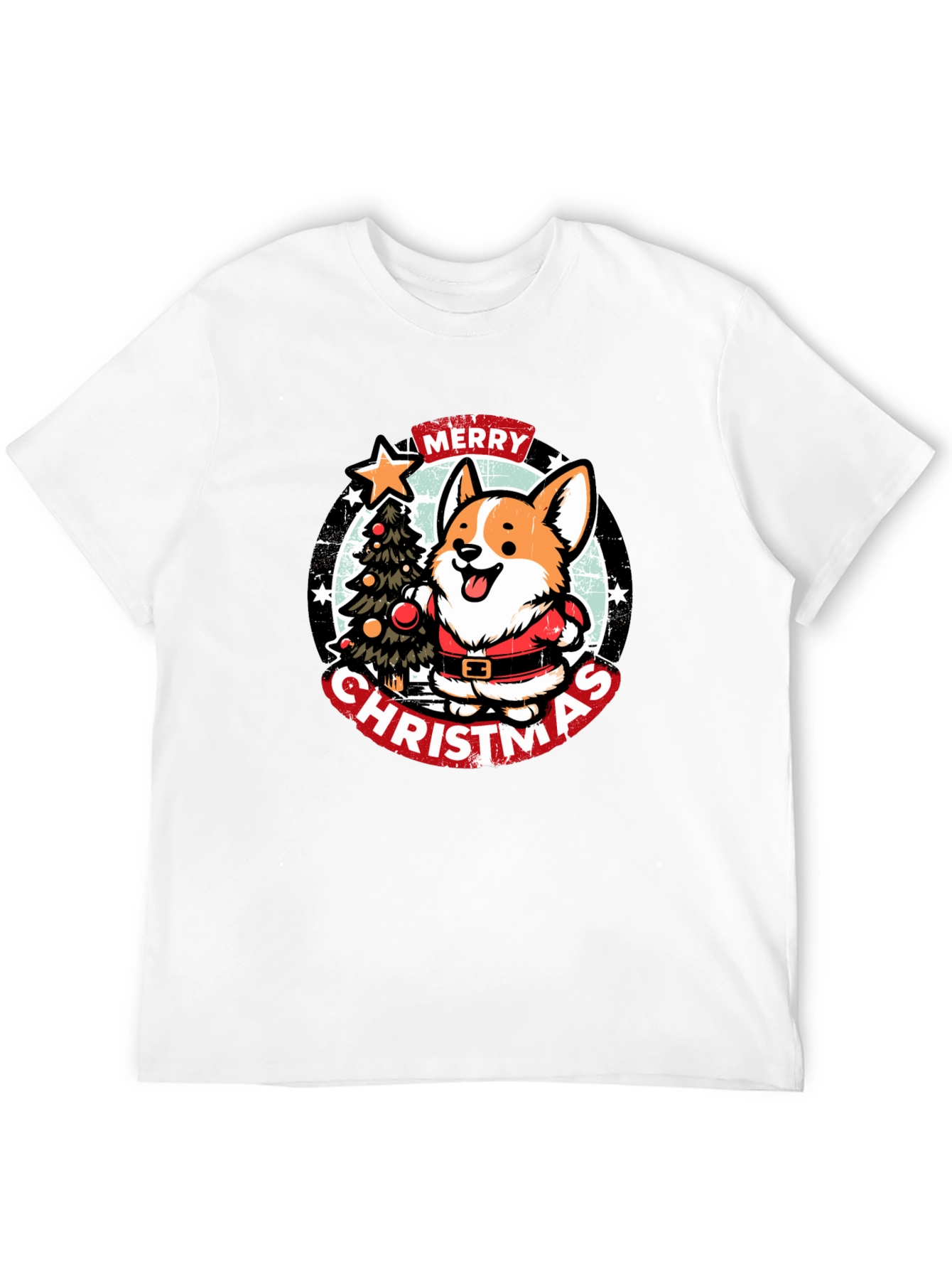 Merry Christmas Corgi T-Shirt