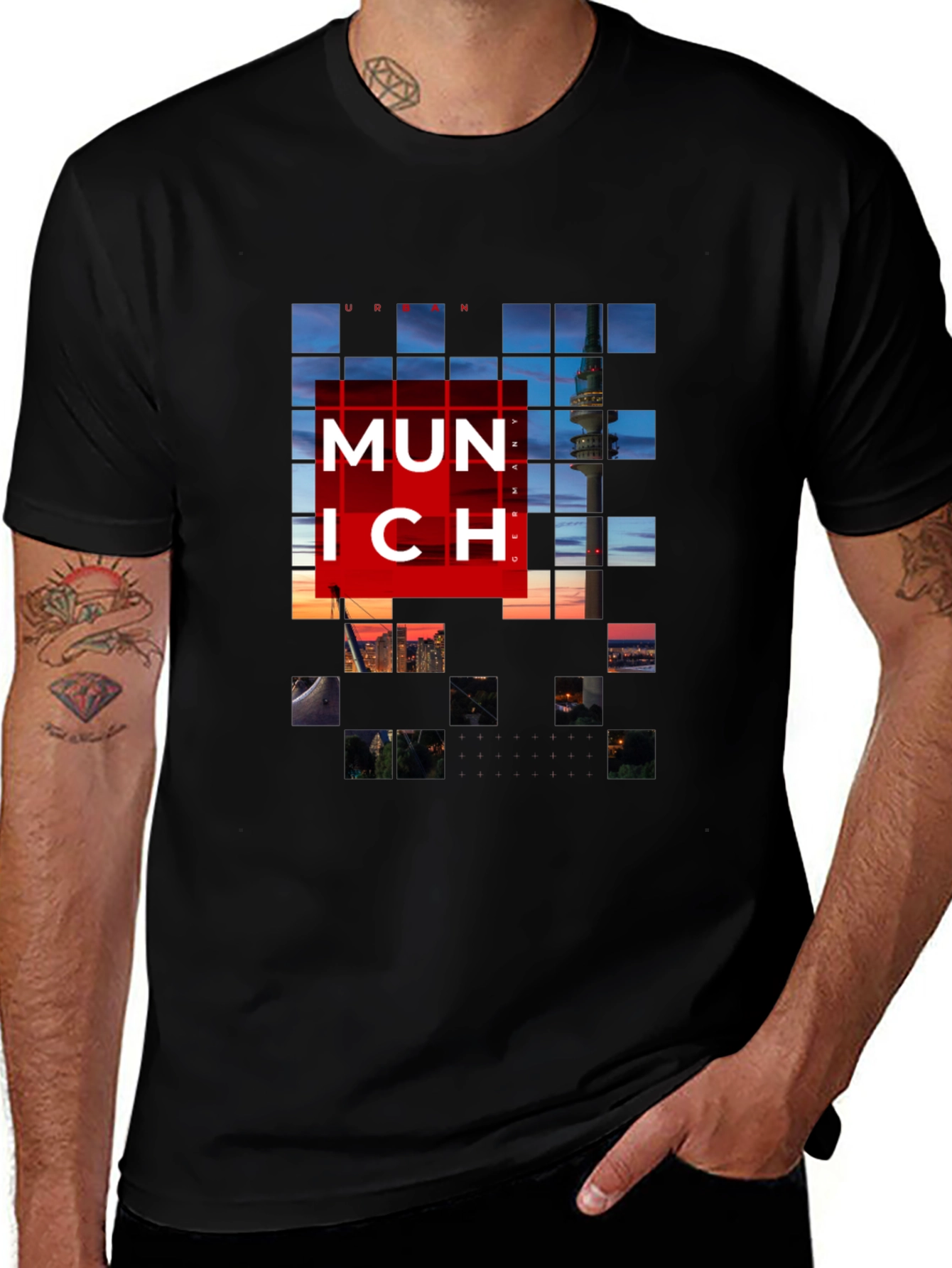 Munich Skyline Graphic T-Shirt