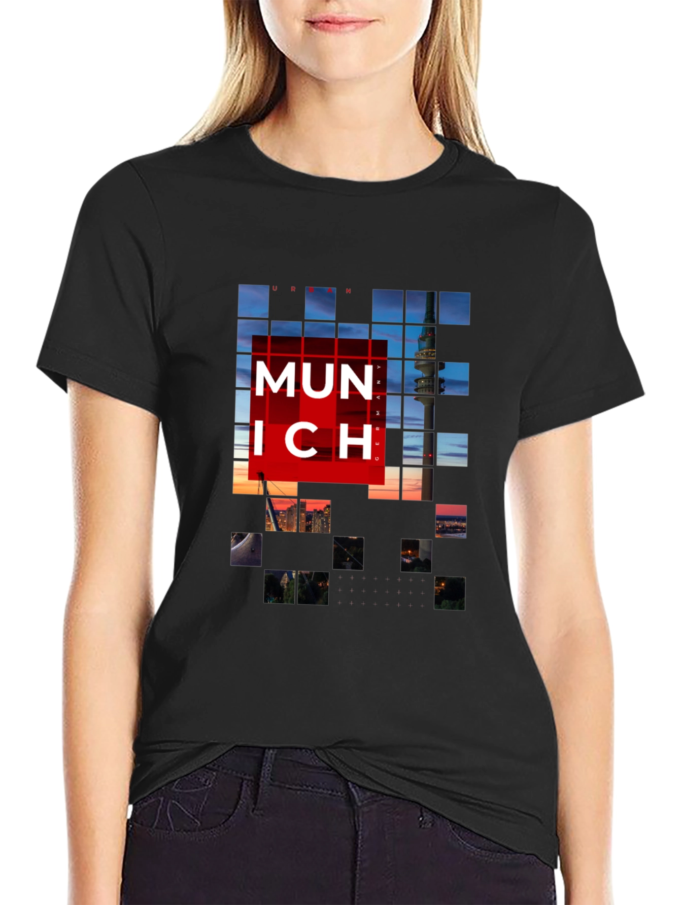 Munich Skyline Graphic T-Shirt