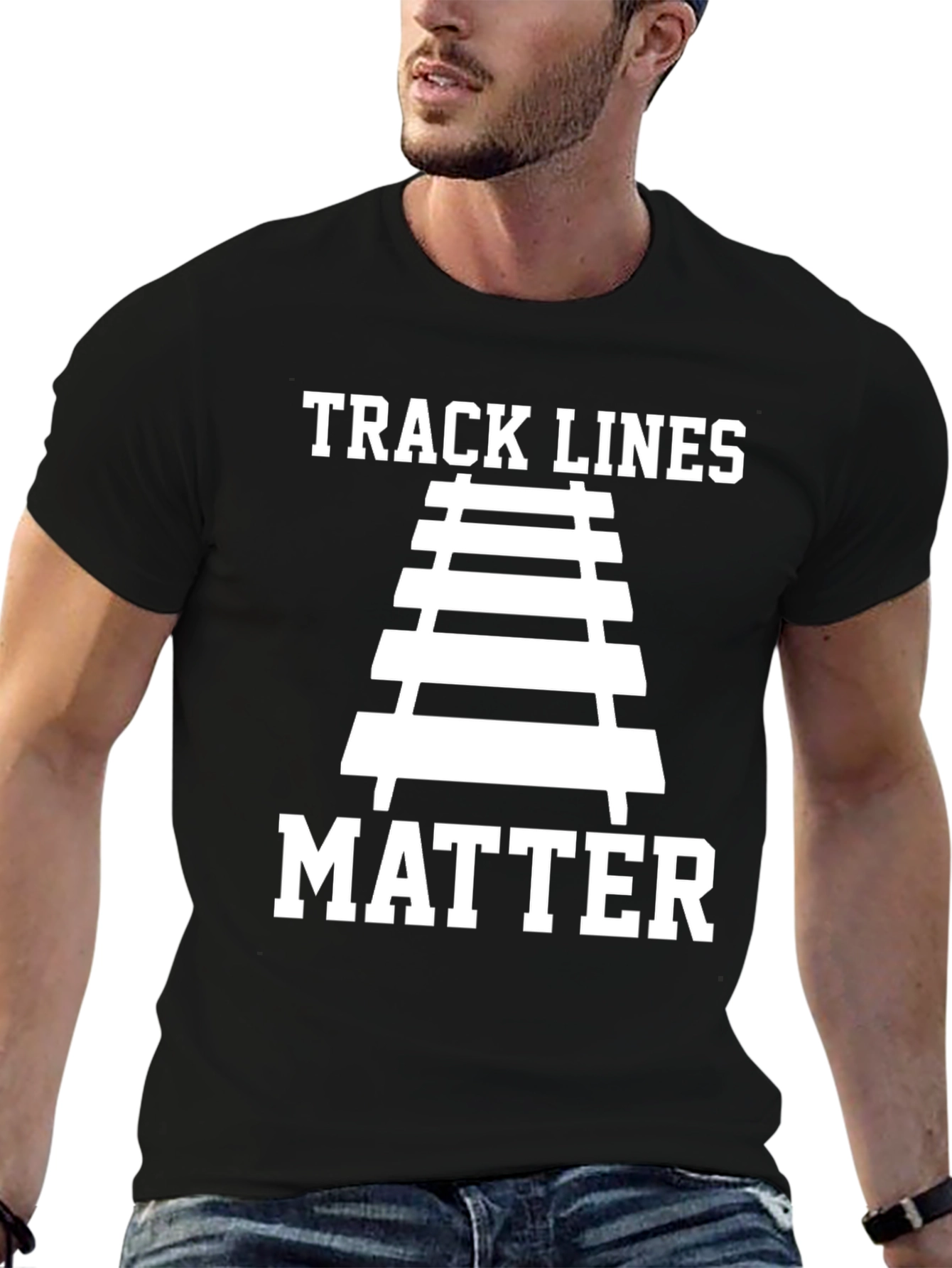 Track Lines Matter Graphic Tee