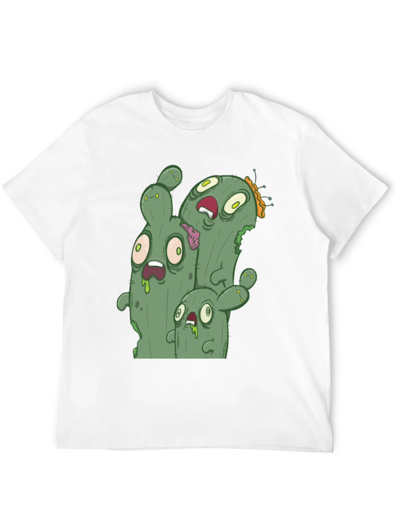 Zombie Cactus Graphic Tee - Black