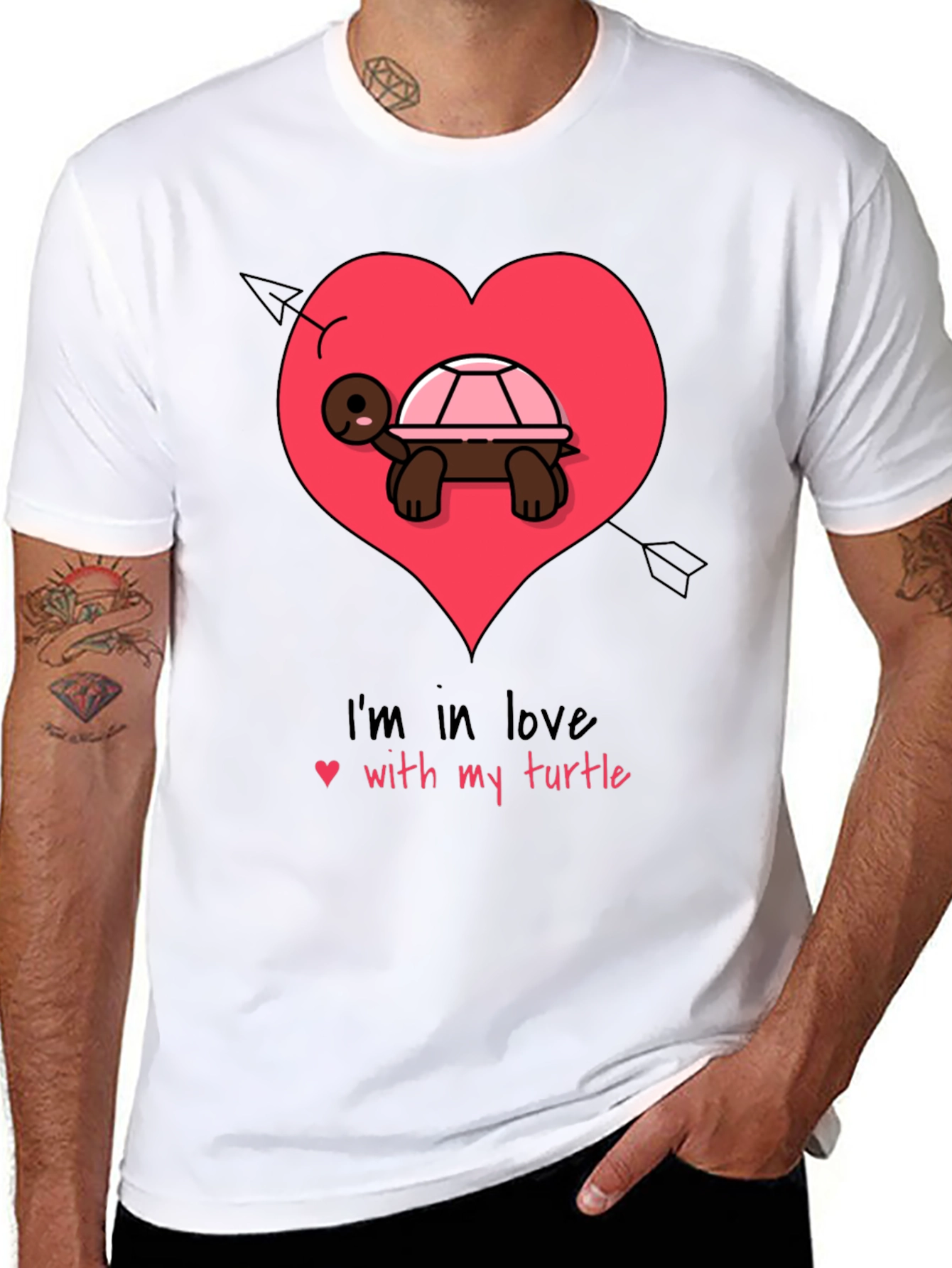Im in Love with My Turtle Graphic T-Shirt