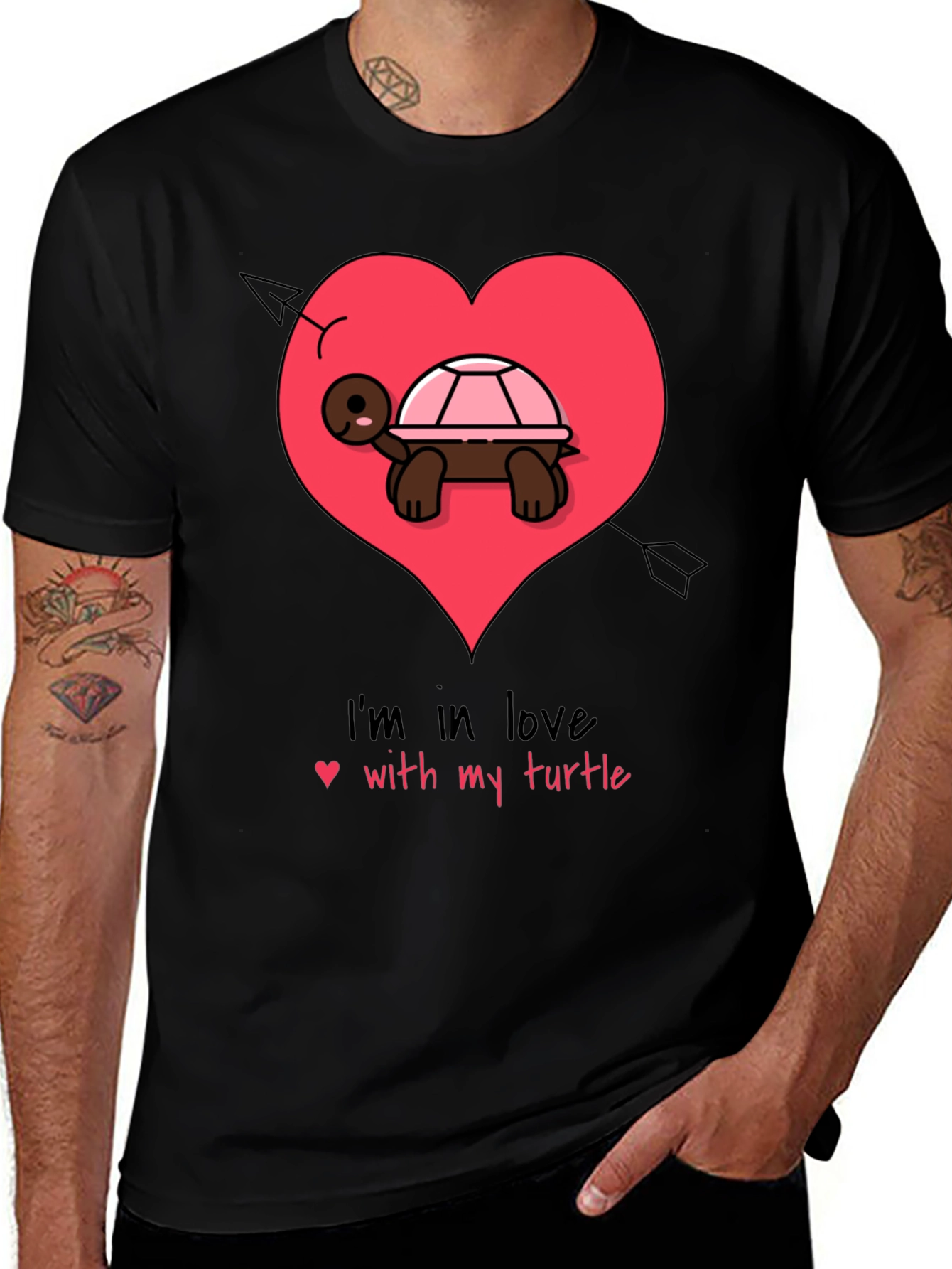 Im in Love with My Turtle Graphic T-Shirt