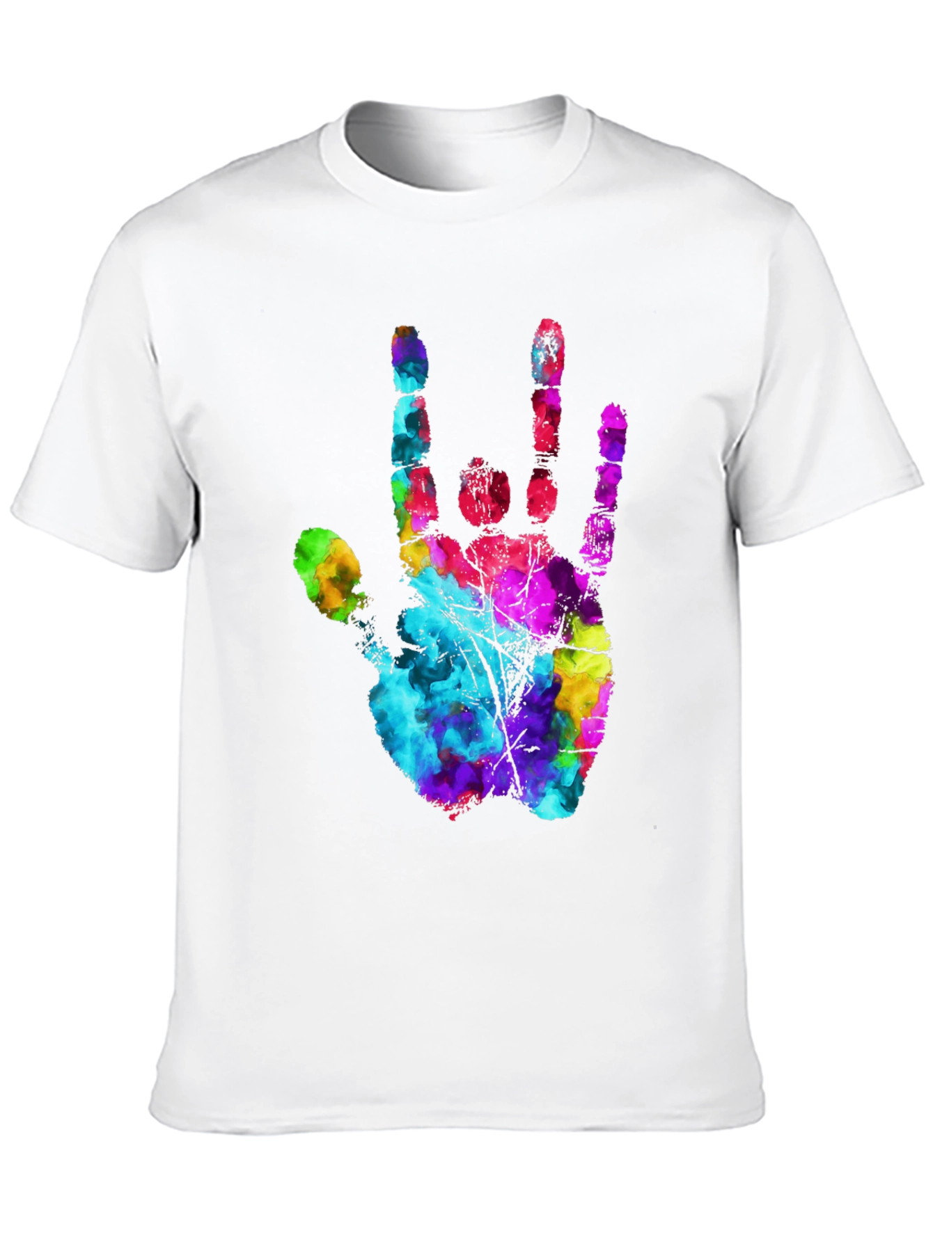 I Love You Hand Sign Black T-Shirt