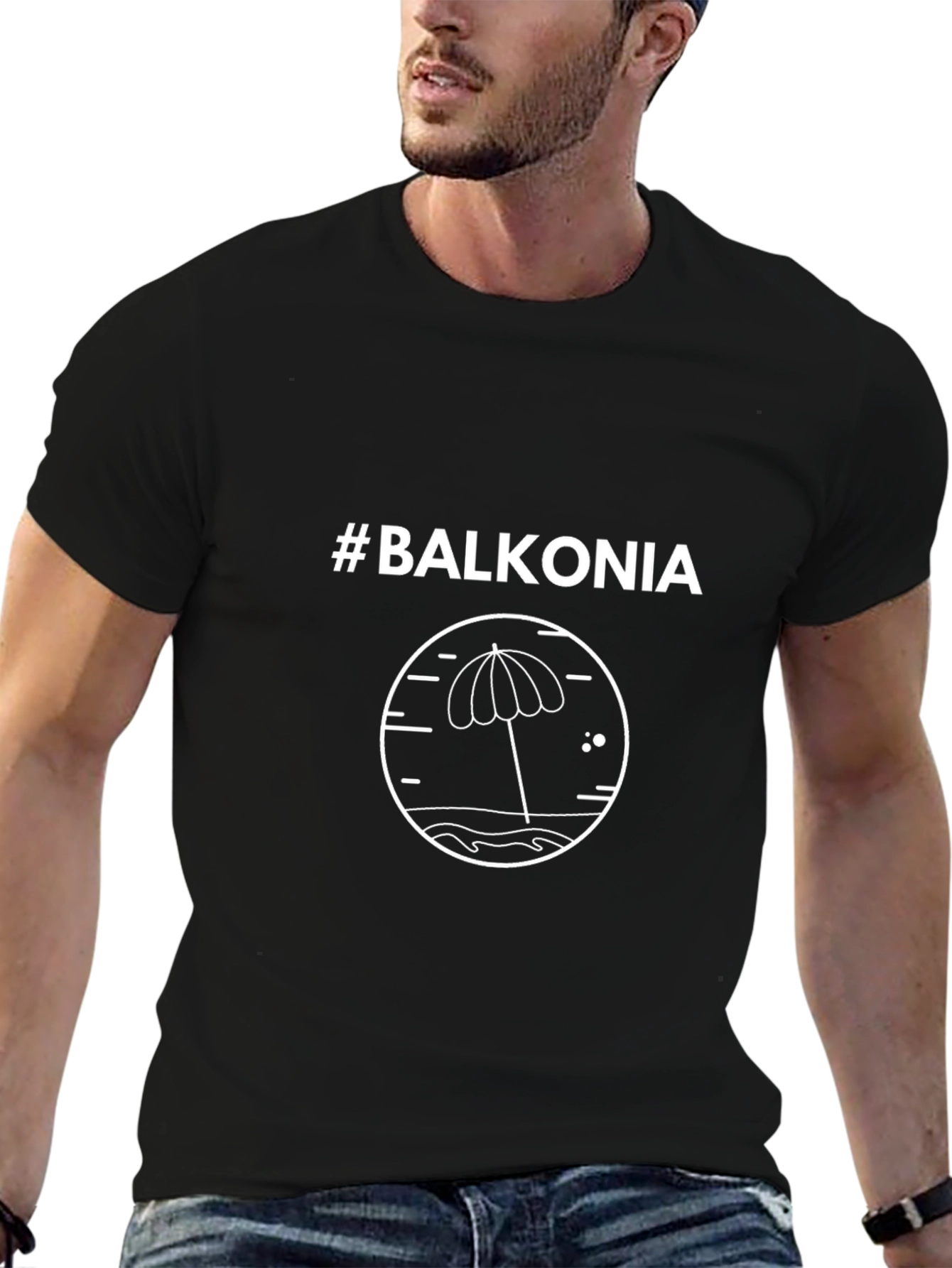 #Balkonia Beach Graphic Tee - Stylish Summer Vibes