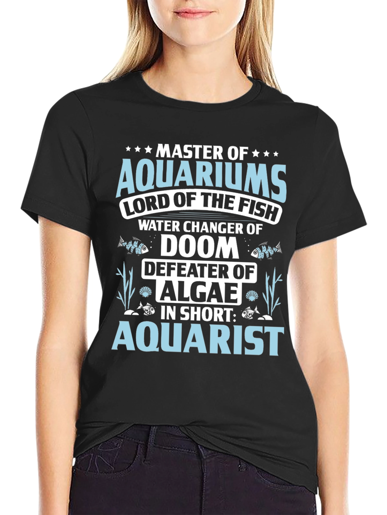 Aquarist T-Shirt: Master of Aquariums Funny Fish Keeper Tee