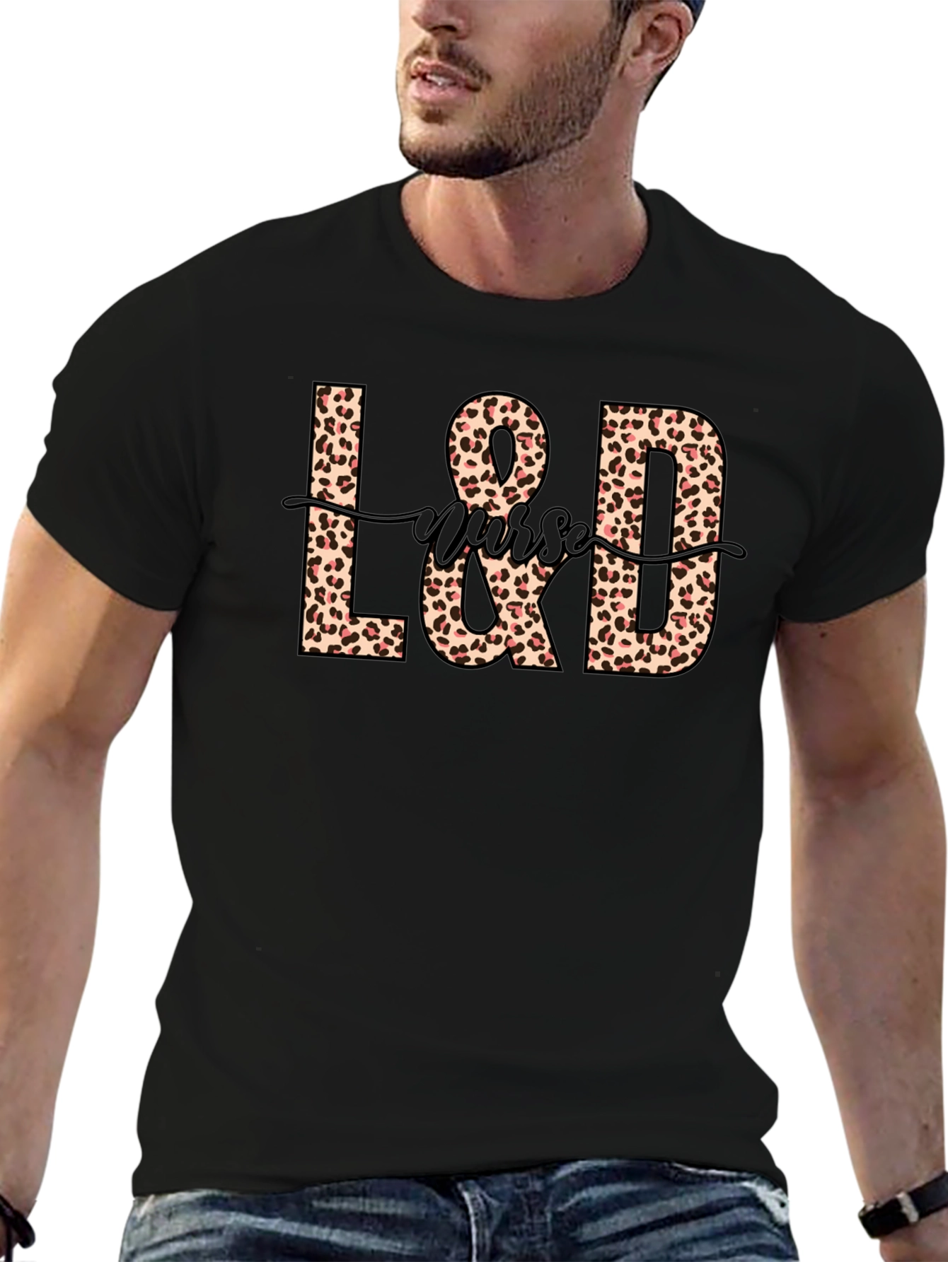L&D Nurse Leopard Print T-Shirt