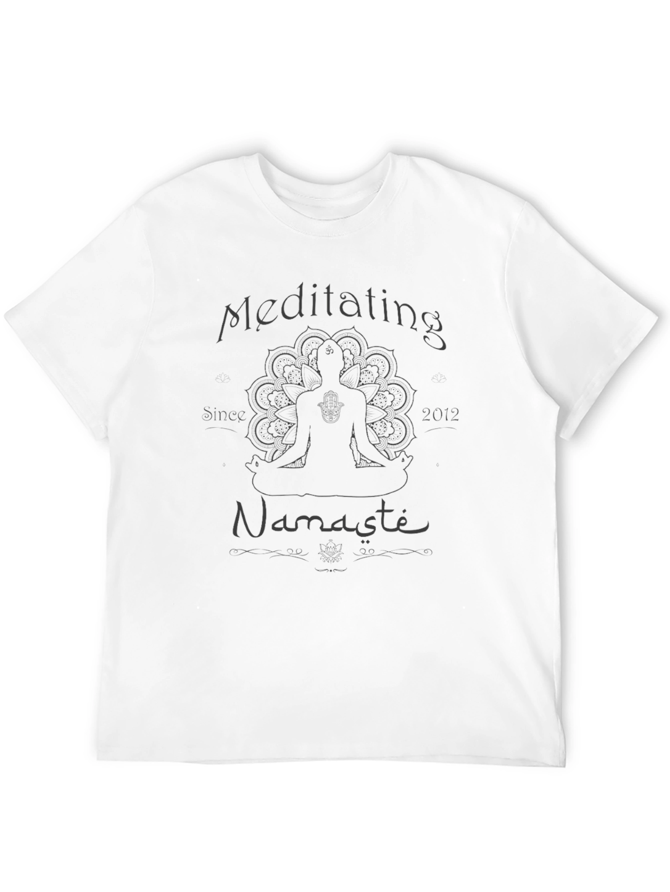 Meditating Since 2012 Namaste T-Shirt Yoga Spiritual Tee