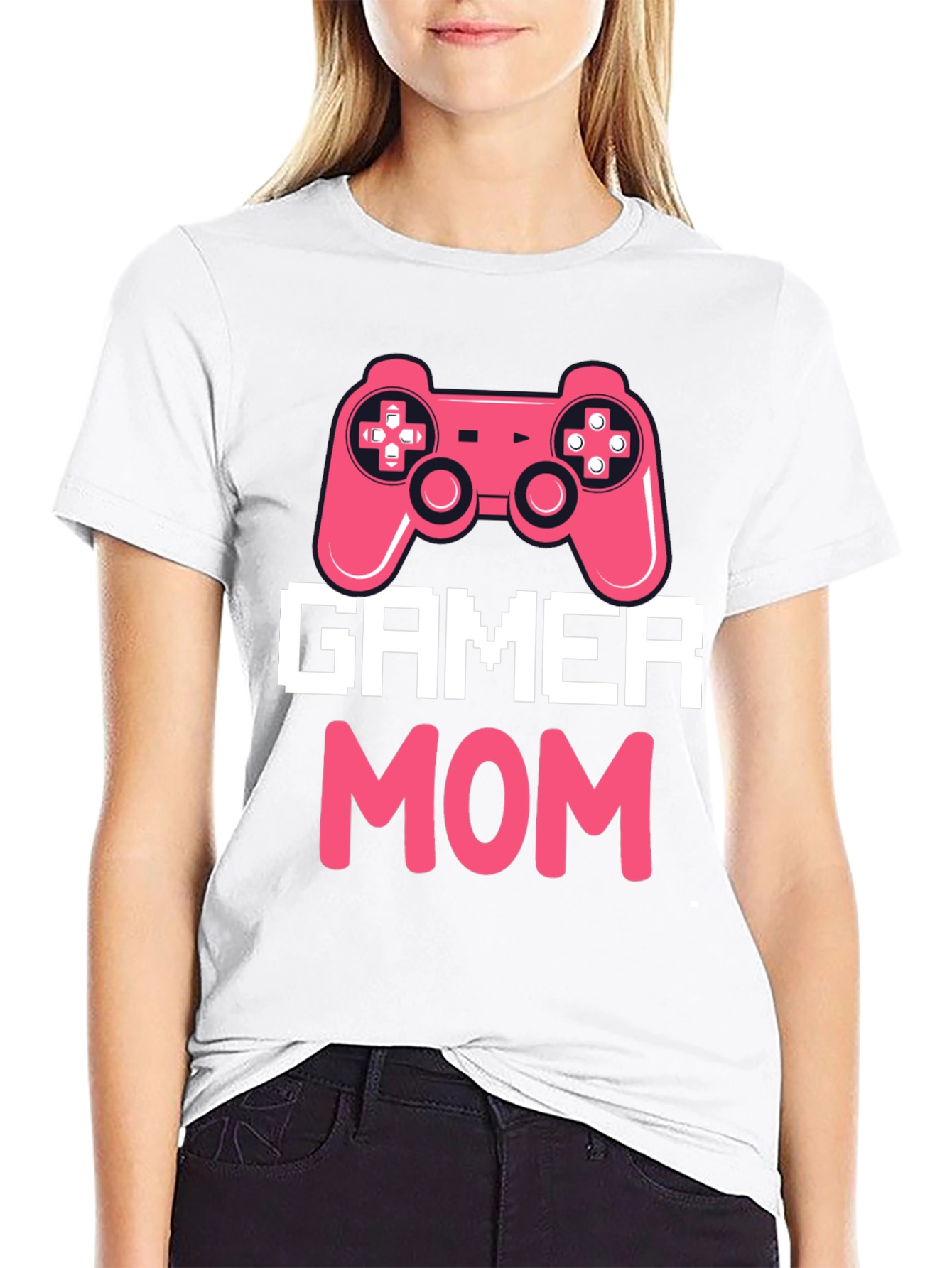 Gamer Mom T-Shirt - Cute Graphic Tee