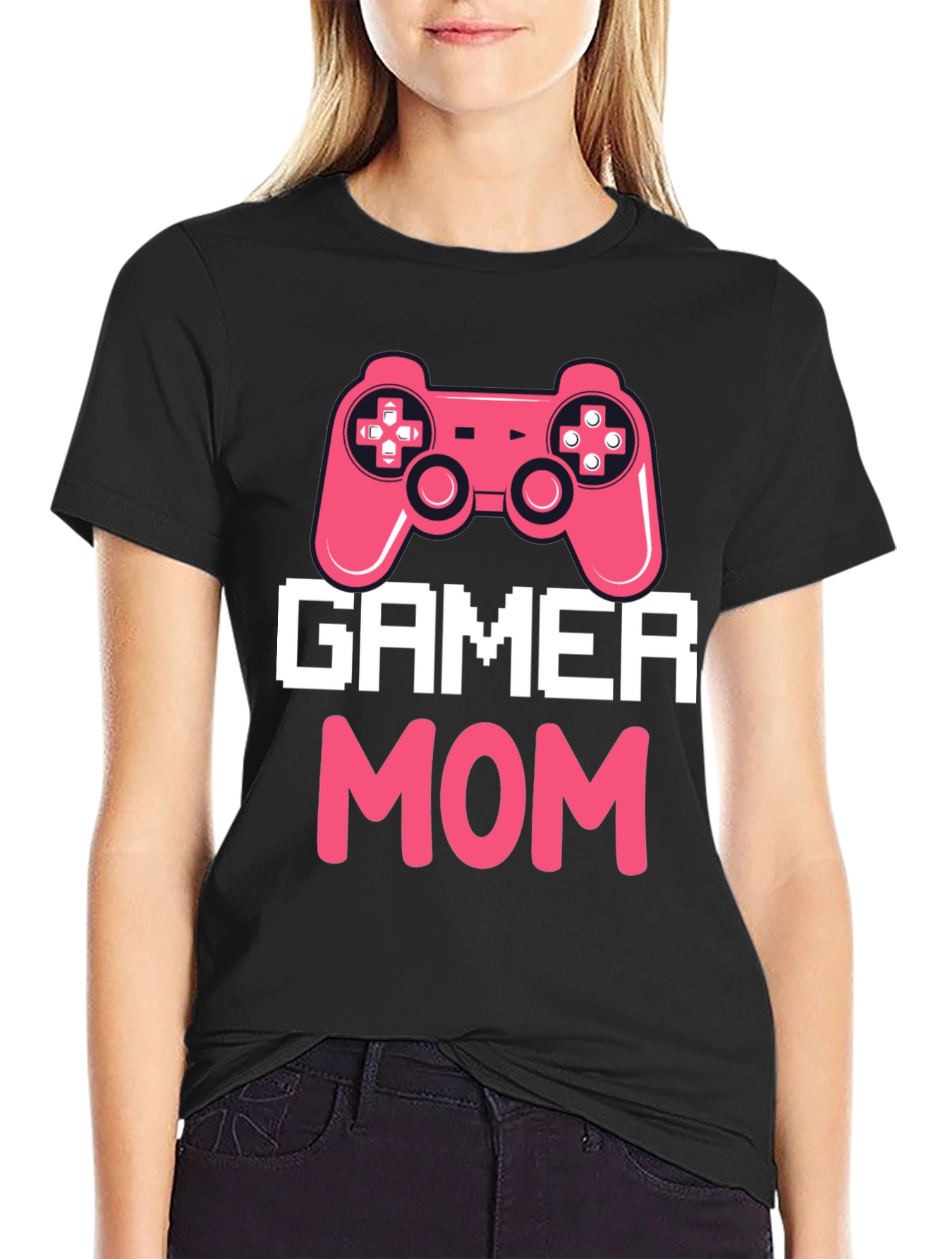 Gamer Mom T-Shirt - Cute Graphic Tee