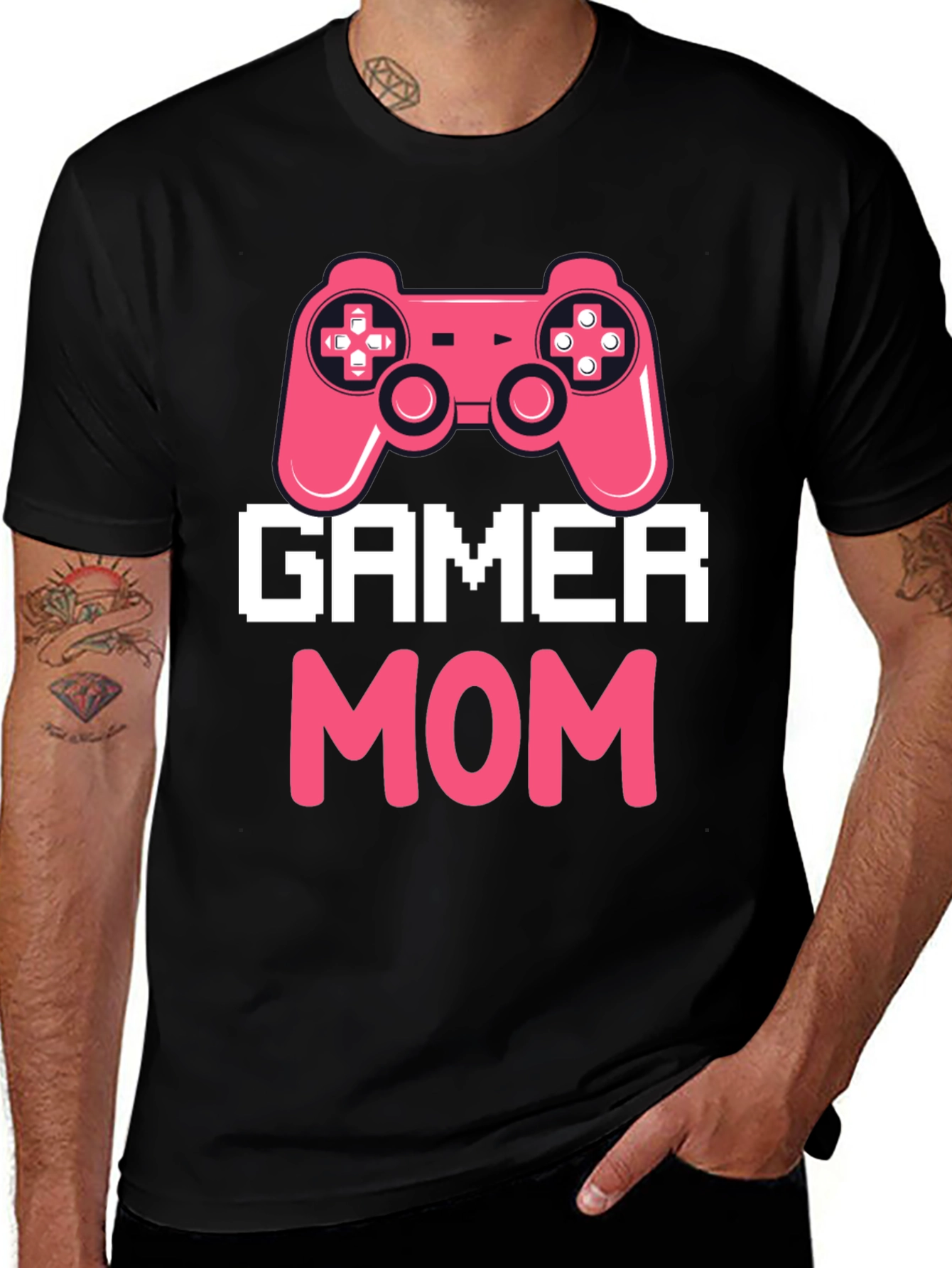 Gamer Mom T-Shirt - Cute Graphic Tee