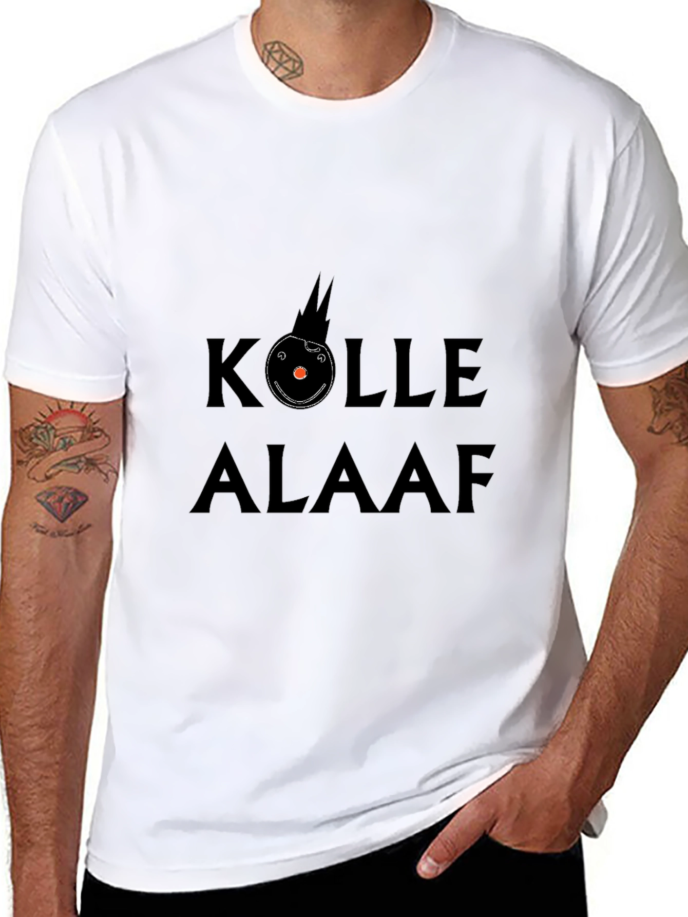 Kolle Alaaf Black Graphic T-Shirt