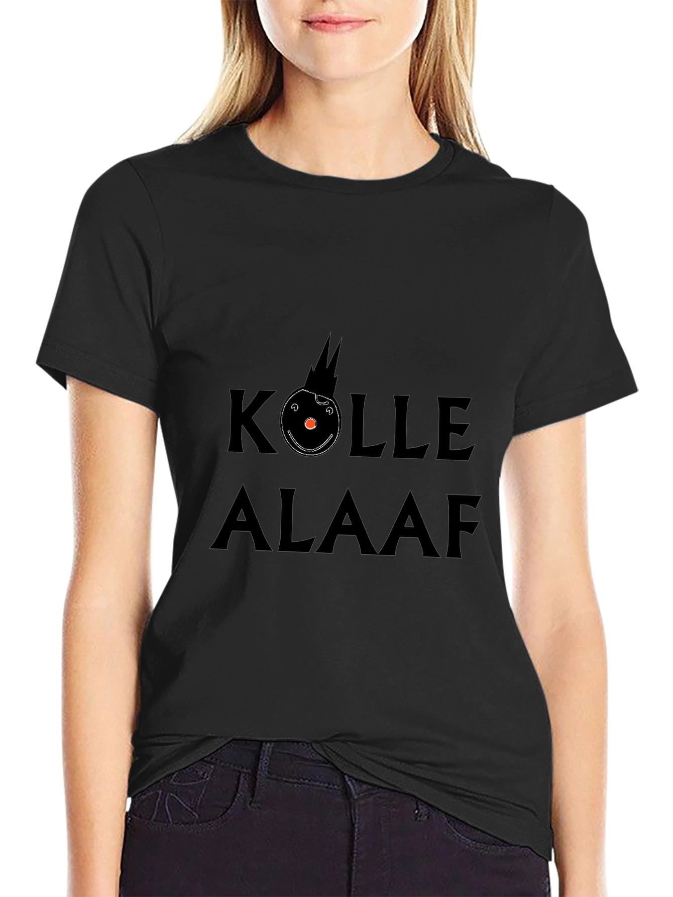 Kolle Alaaf Black Graphic T-Shirt
