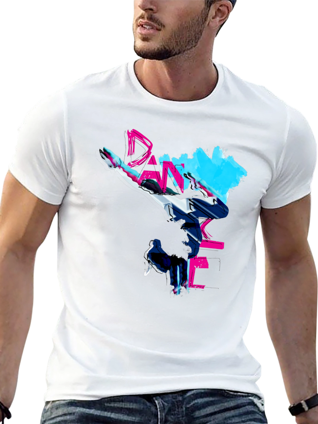 Dance Graphic Black T-Shirt