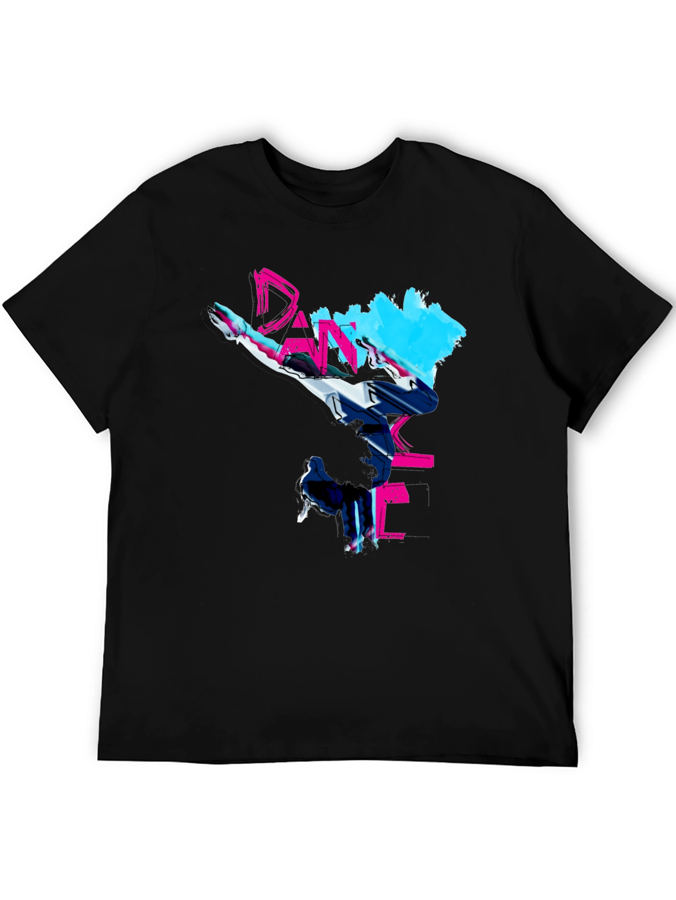 Dance Graphic Black T-Shirt