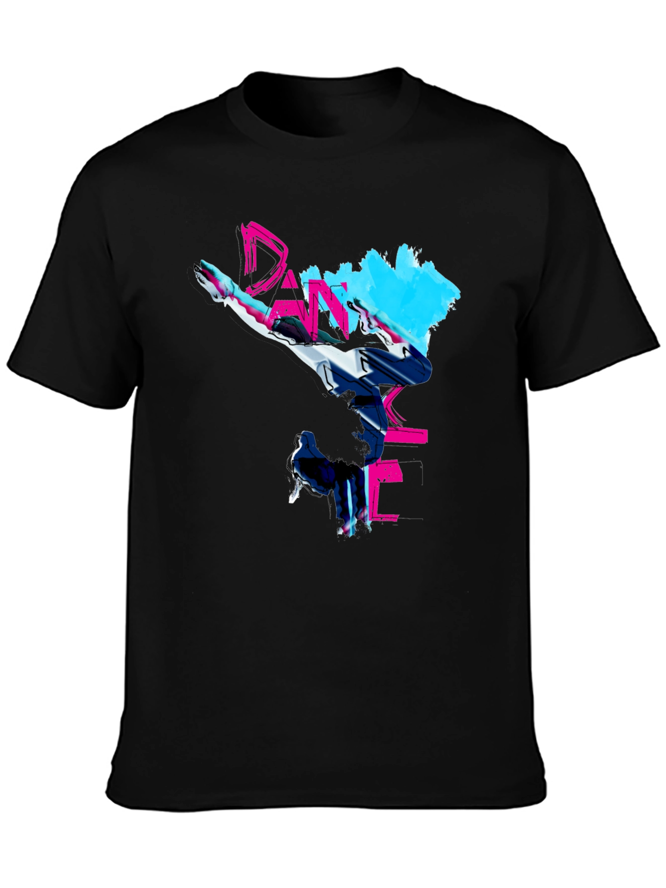 Dance Graphic Black T-Shirt