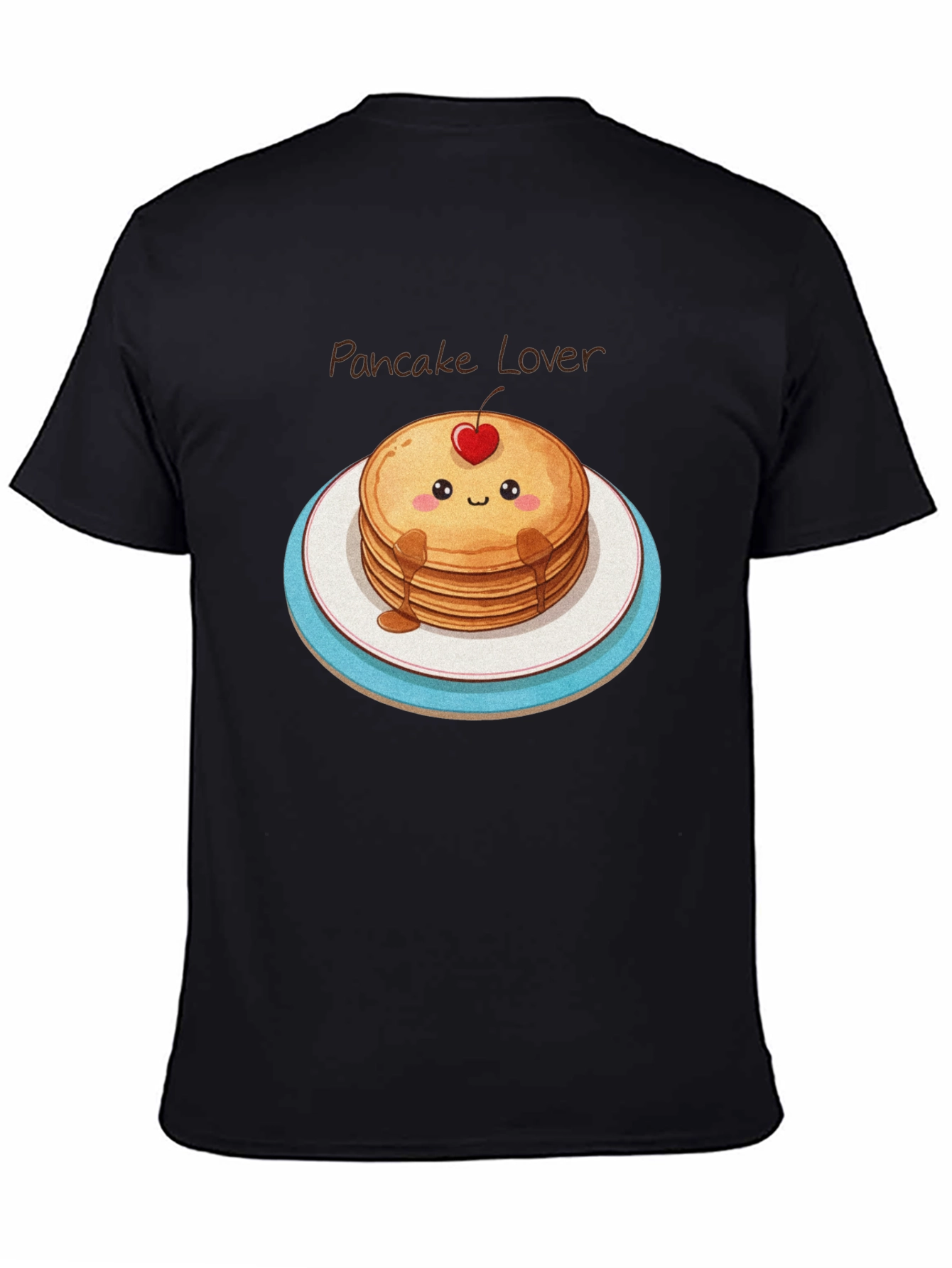 Pancake Lover Graphic Tee - Kawaii Food Shirt