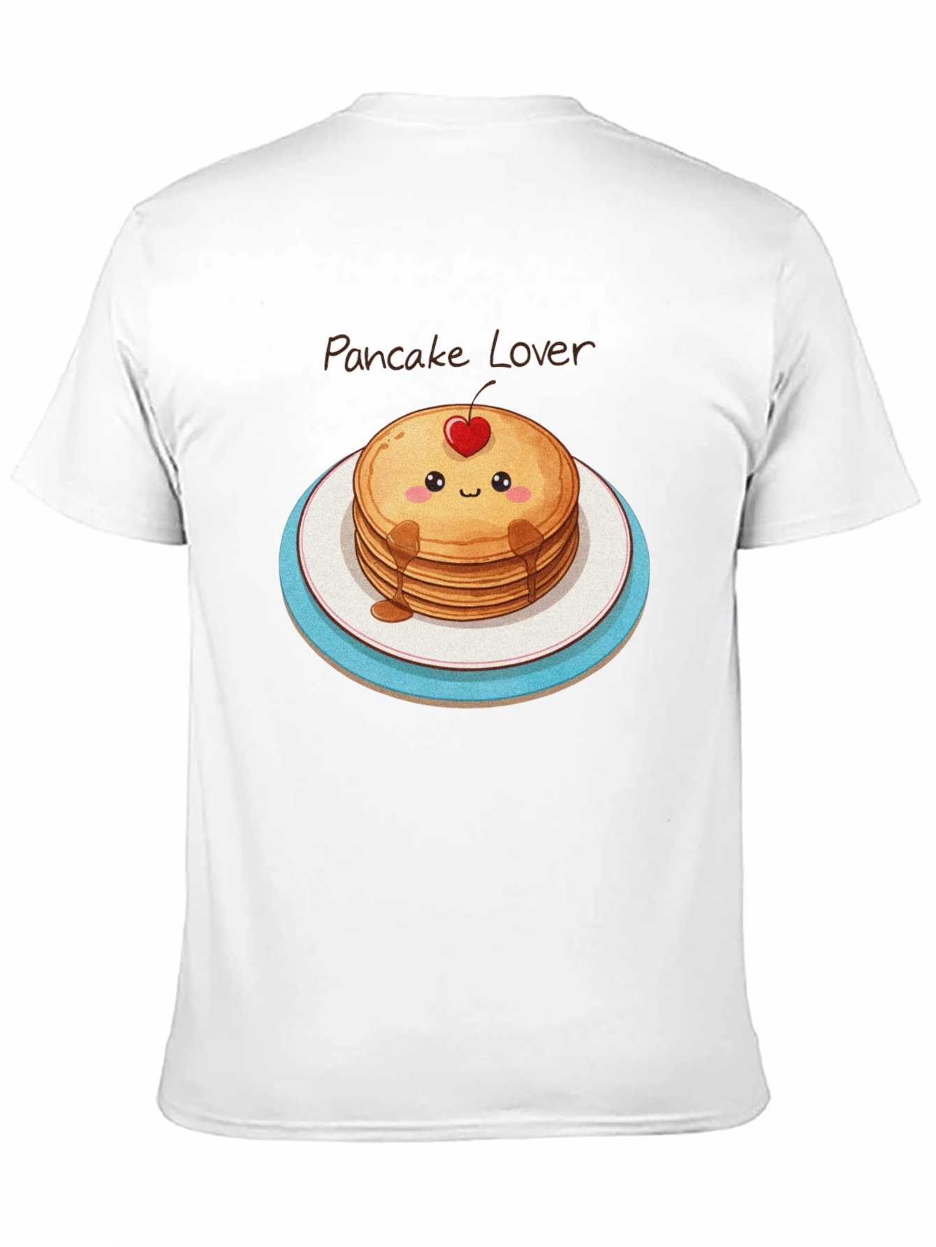 Pancake Lover Graphic Tee - Kawaii Food Shirt