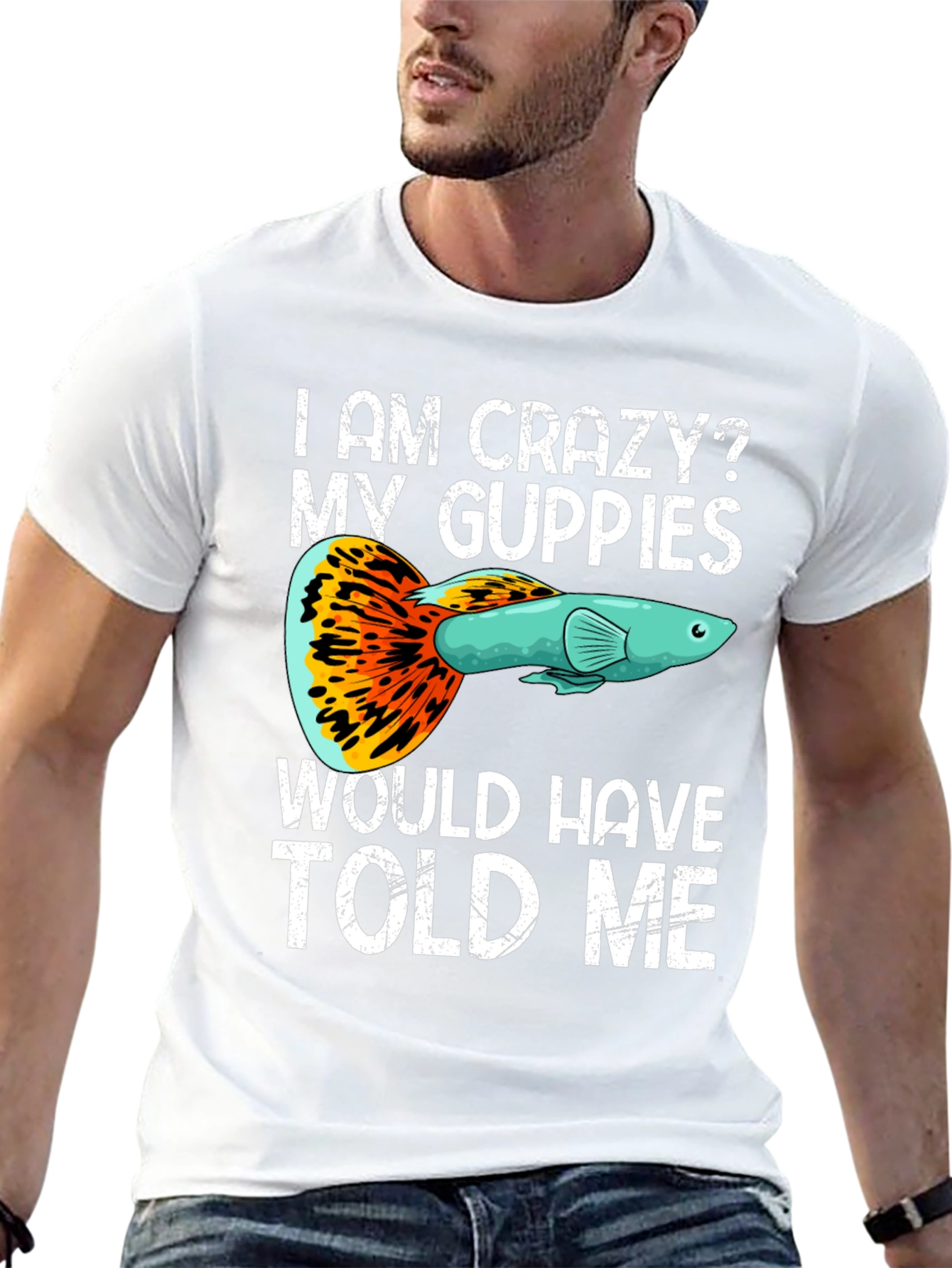 Crazy Guppies T-Shirt - Fish Lover Apparel