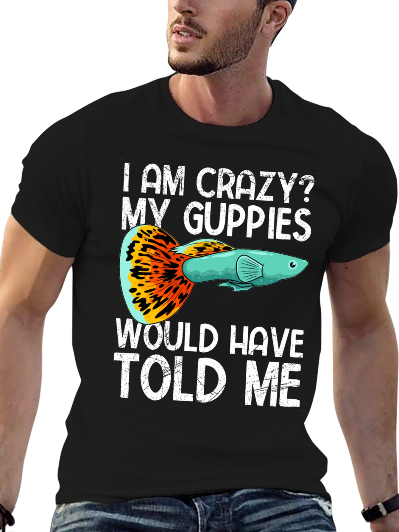 Crazy Guppies T-Shirt - Fish Lover Apparel