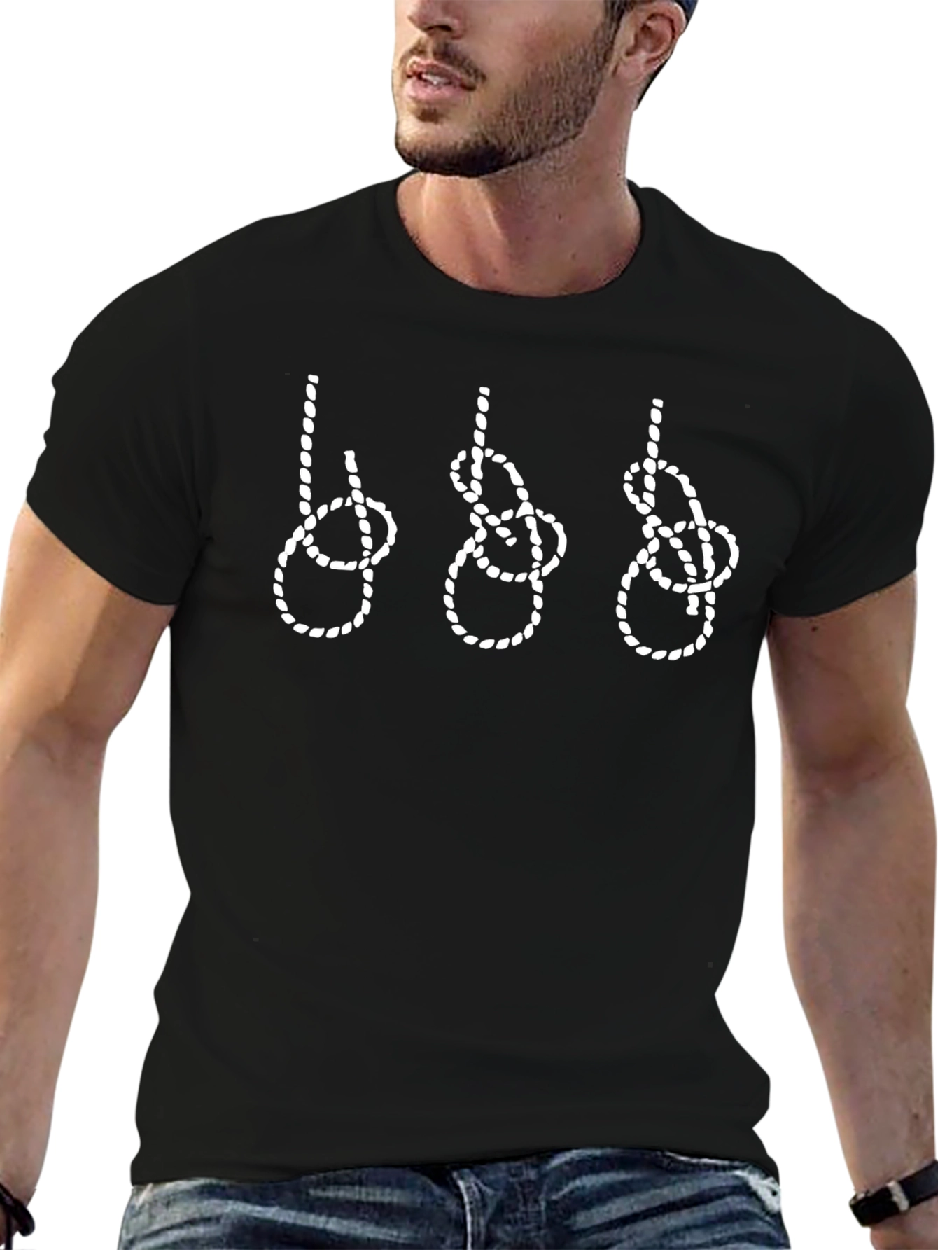 Knots Graphic Tee - Unique Nautical Design
