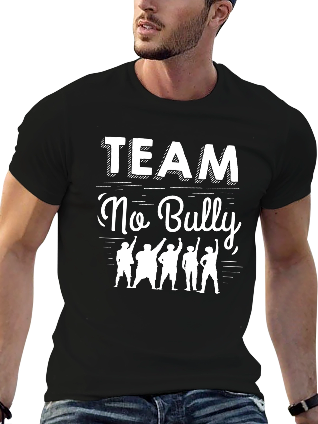 Team No Bully Graphic Tee - Anti-Bullying T-Shirt