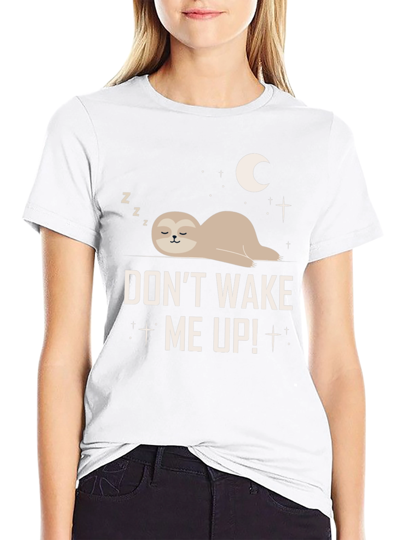 Dont Wake Me Up Sloth Graphic Tee