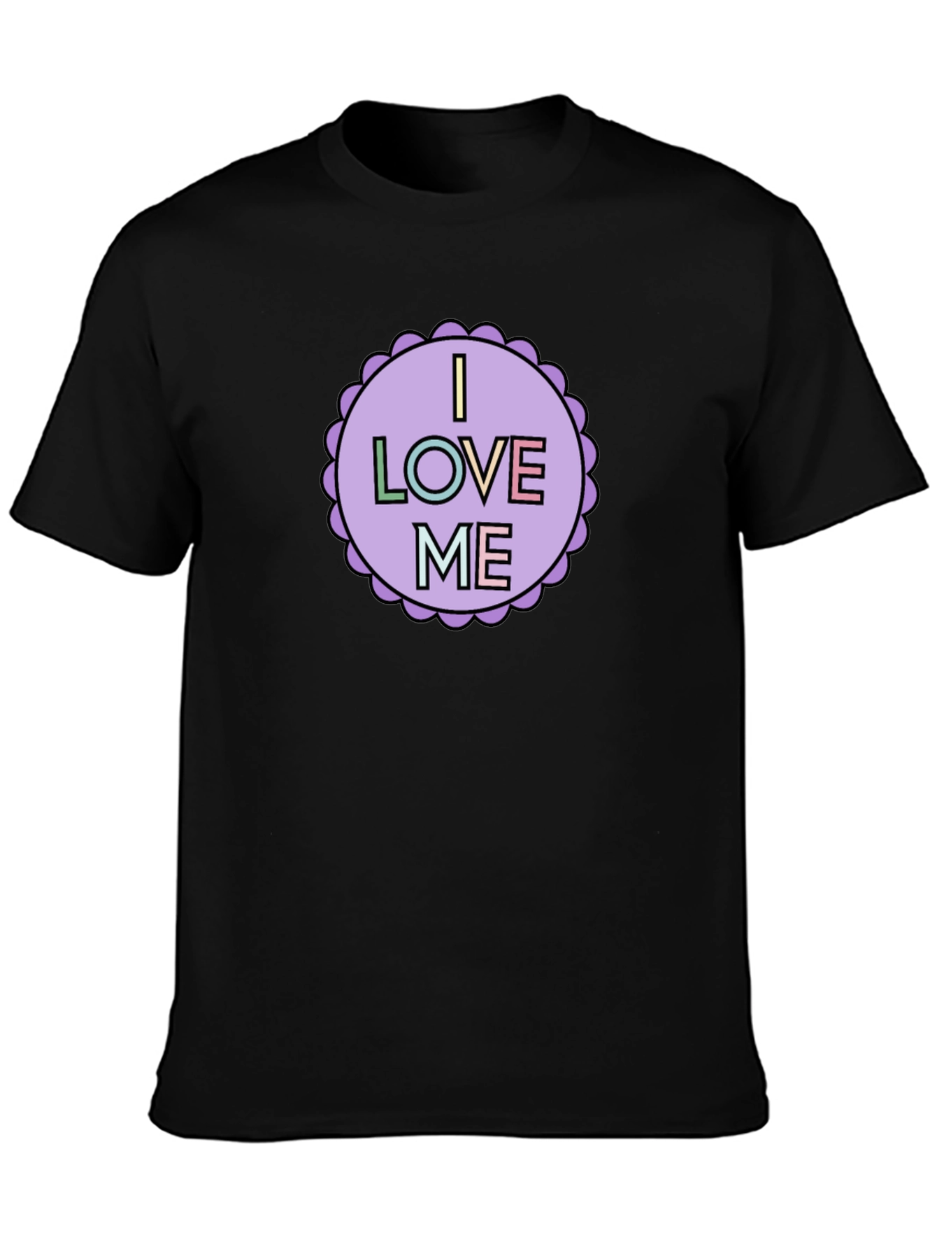 I Love Me Graphic Tee - Black Unisex Shirt