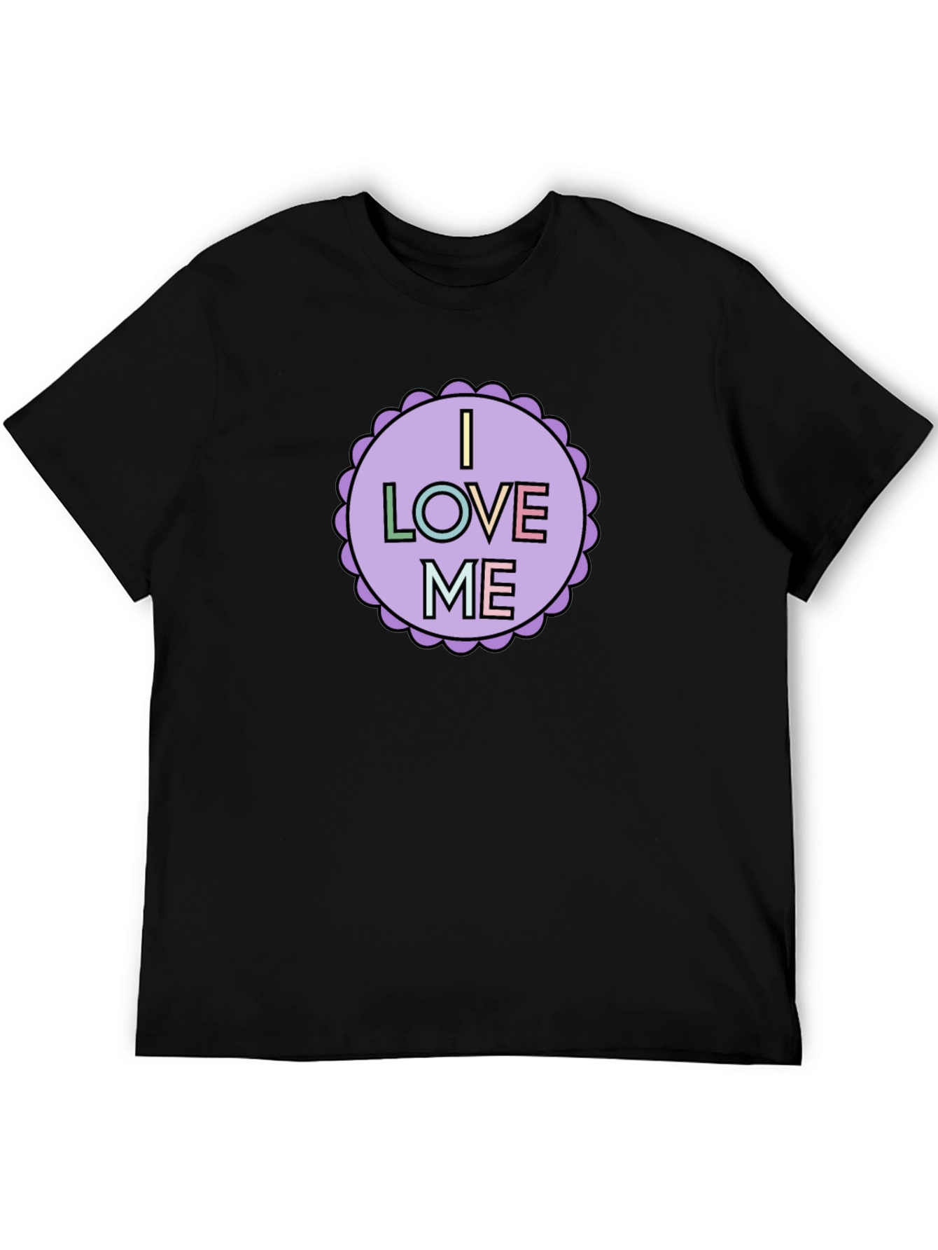 I Love Me Graphic Tee - Black Unisex Shirt