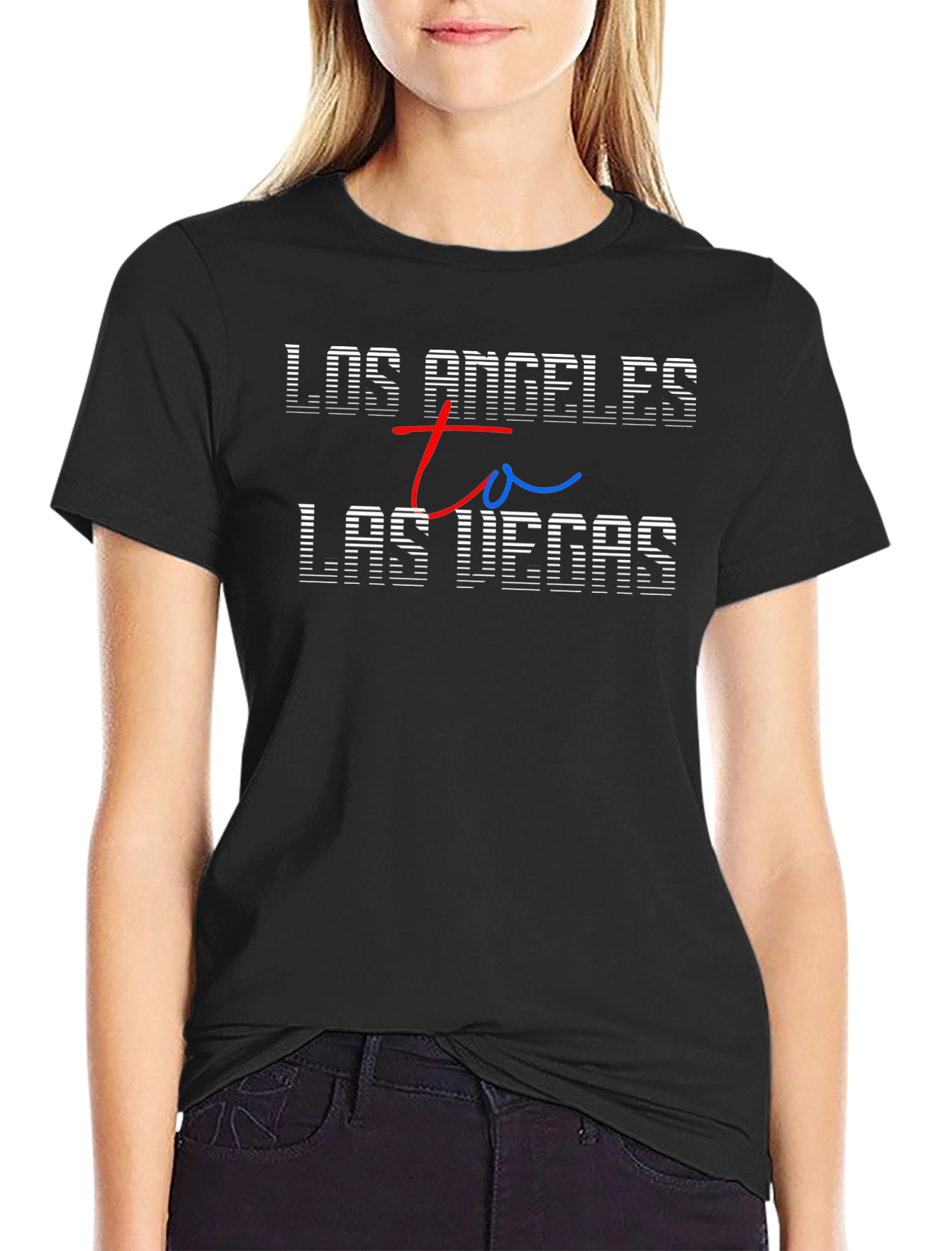 Los Angeles to Las Vegas Graphic Tee