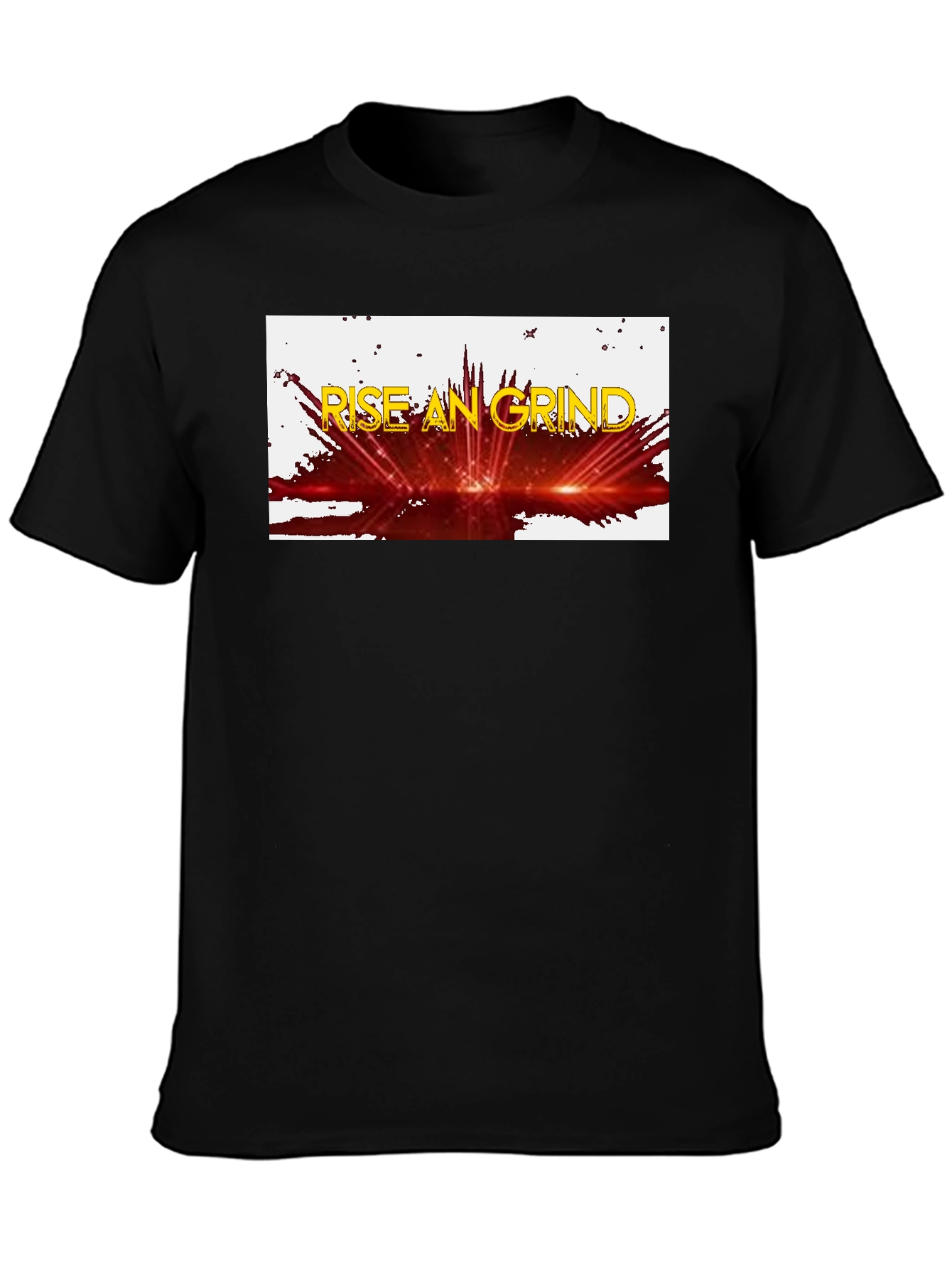 Rise An Grind Graphic T-Shirt - Black