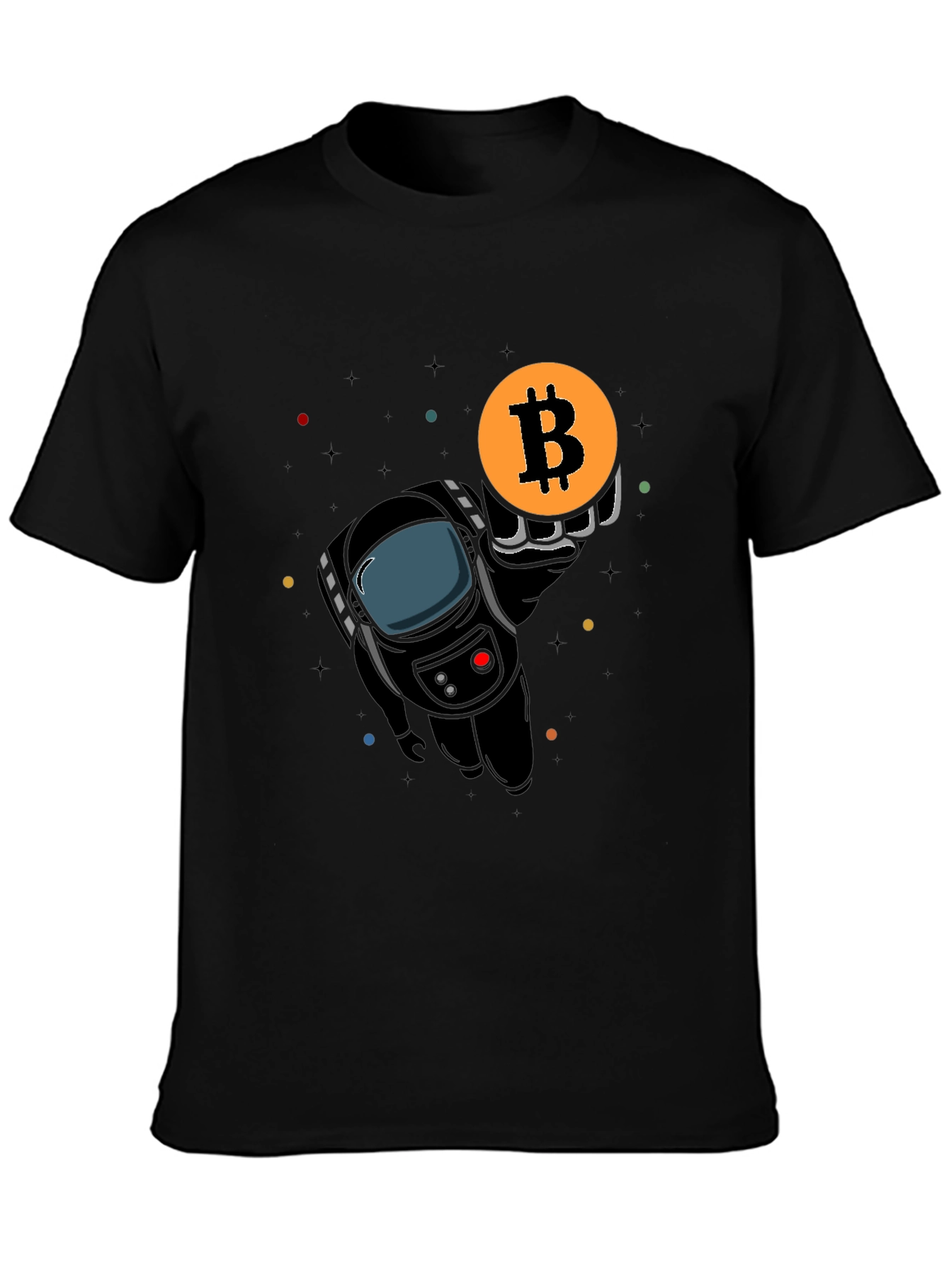 Bitcoin Astronaut T-Shirt Crypto Fashion