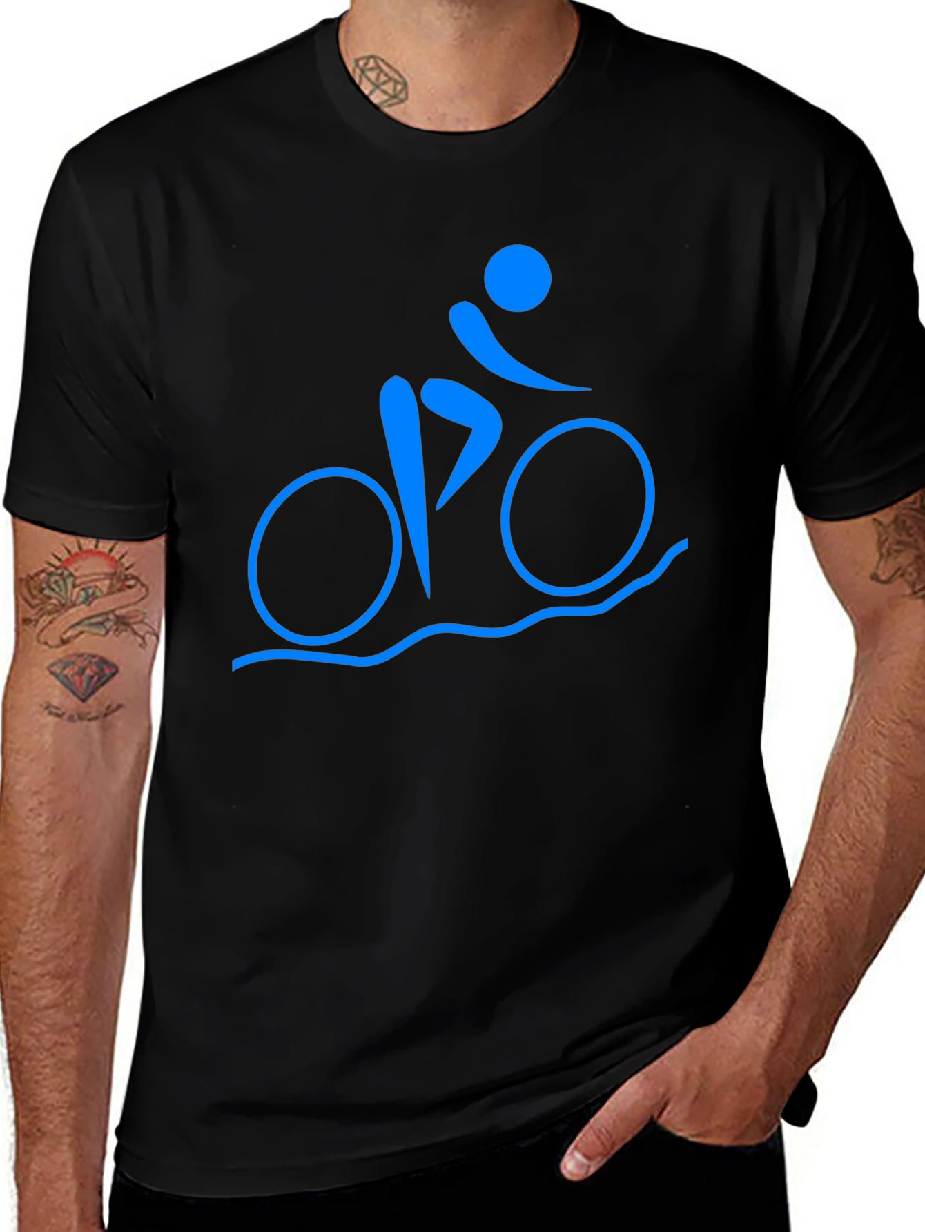 Triathlon T-Shirt - Swim Bike Run