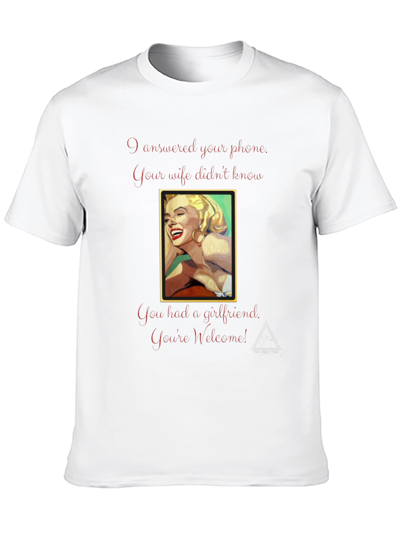 Humorous Marilyn Monroe Graphic Tee