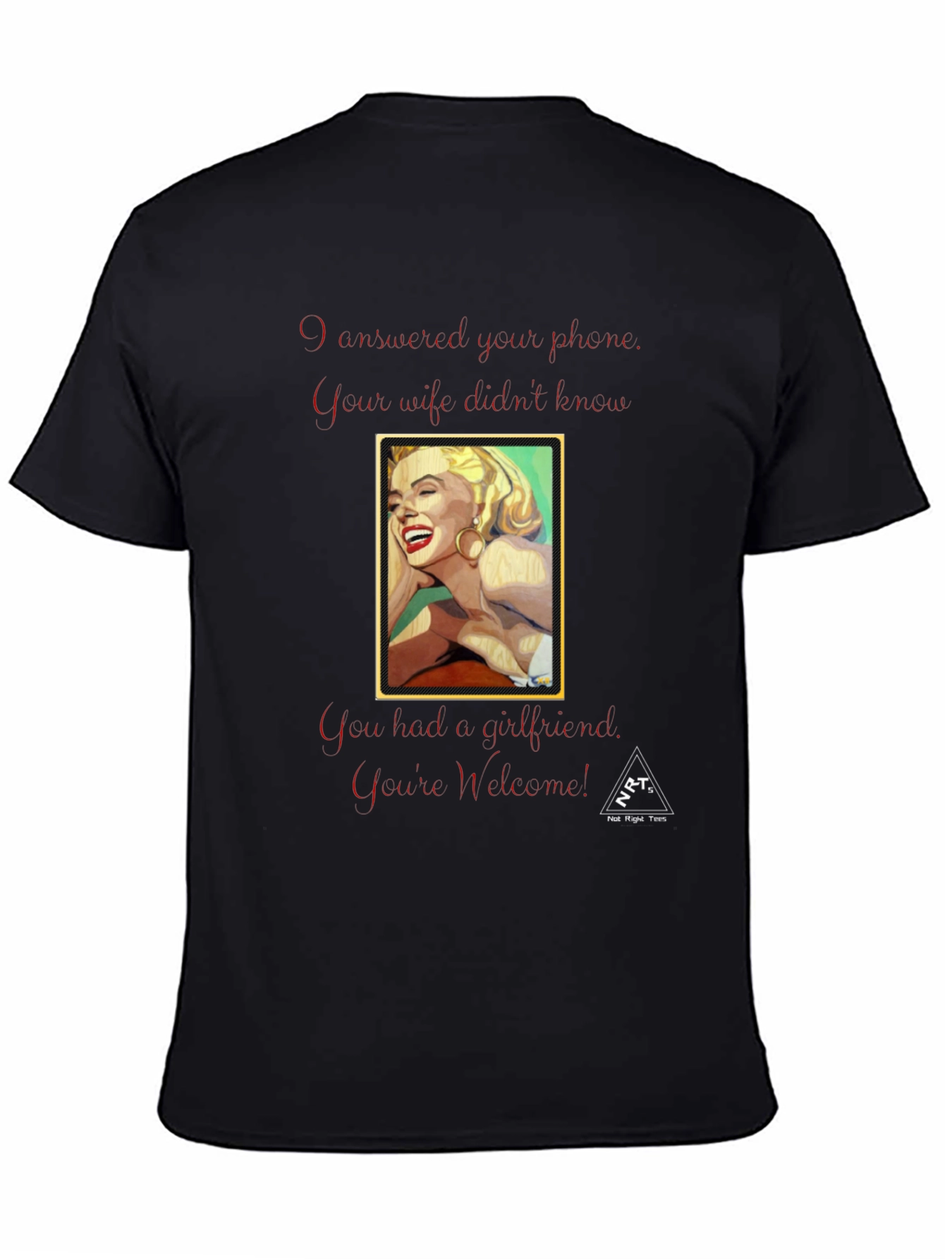 Humorous Marilyn Monroe Graphic Tee