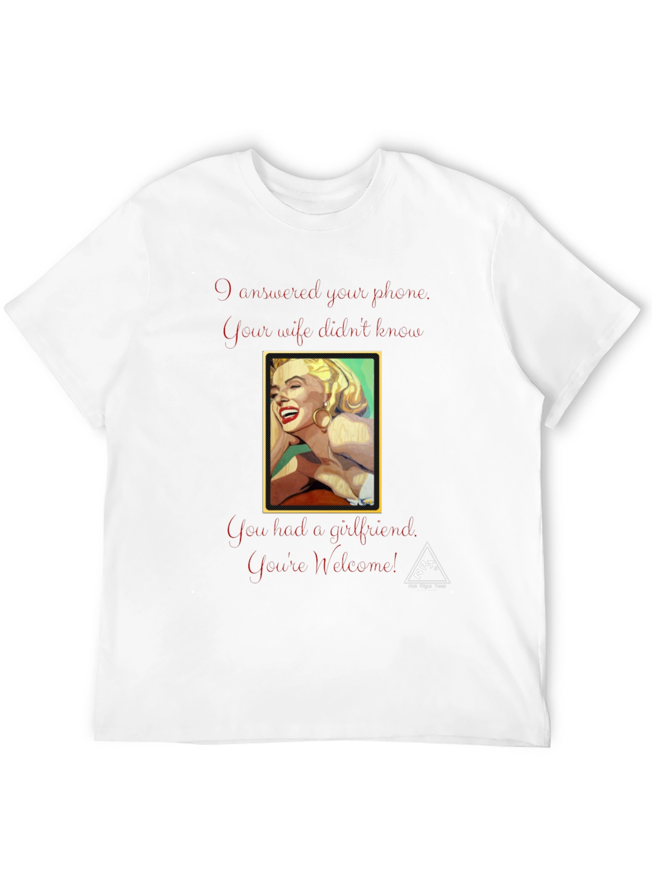 Humorous Marilyn Monroe Graphic Tee