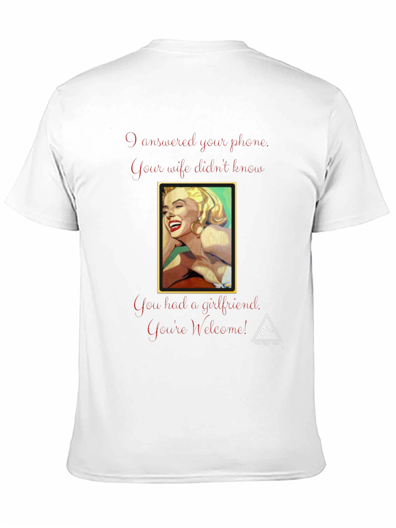 Humorous Marilyn Monroe Graphic Tee