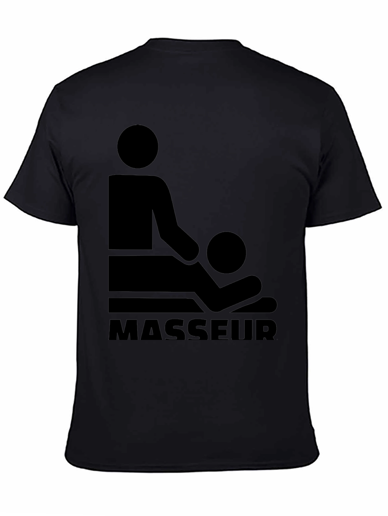 Masseur Graphic T-Shirt - Black