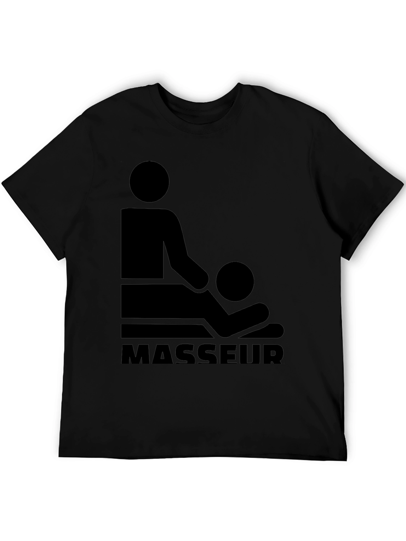 Masseur Graphic T-Shirt - Black