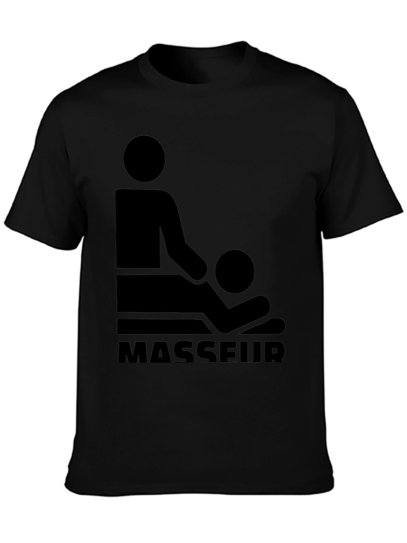 Masseur Graphic T-Shirt - Black