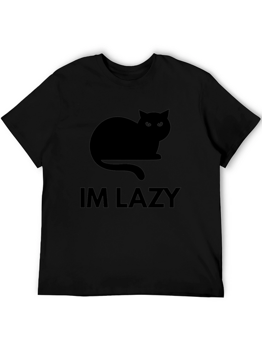 Im Lazy Cat Graphic T-Shirt