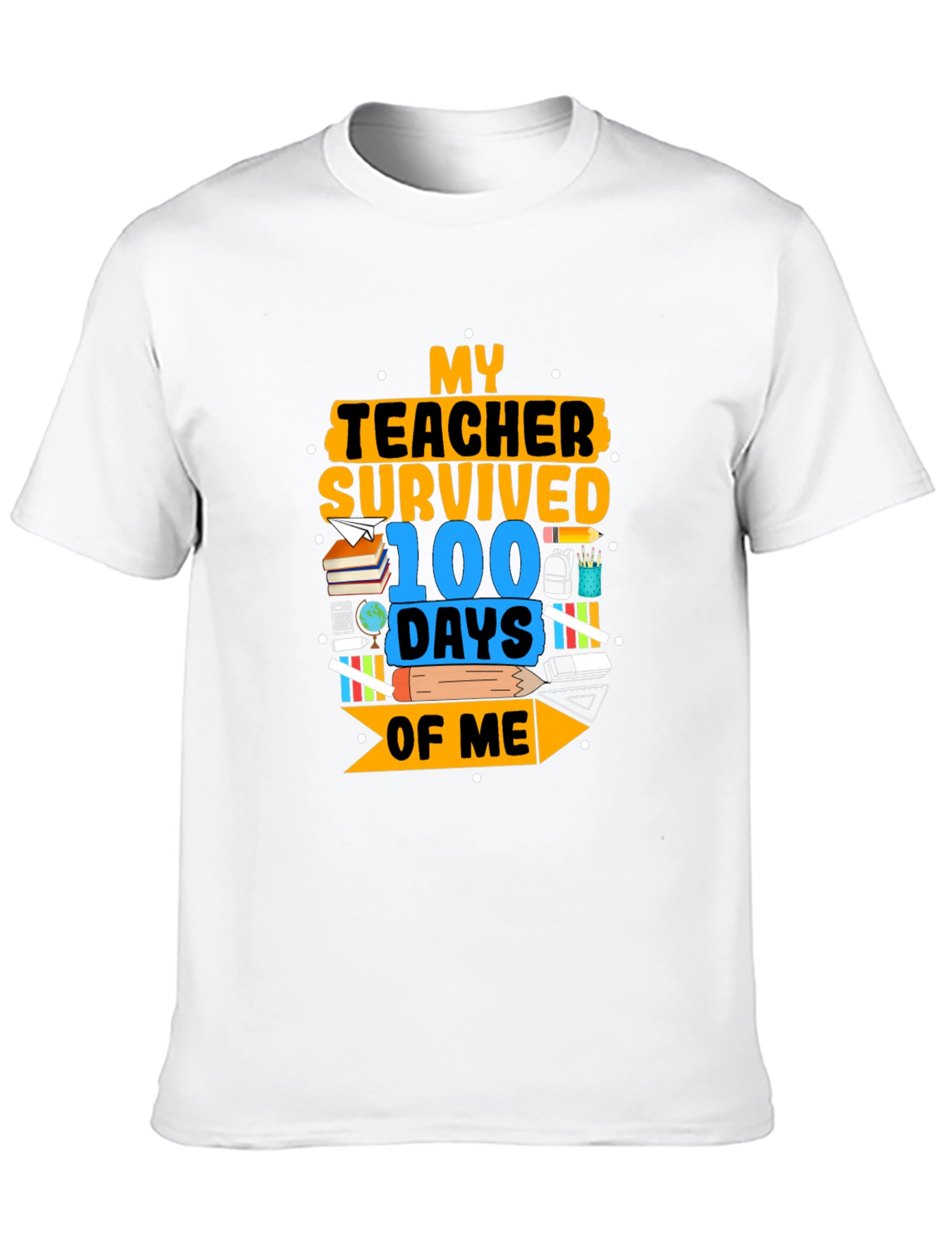 Teacher Survived 100 Days T-Shirt
