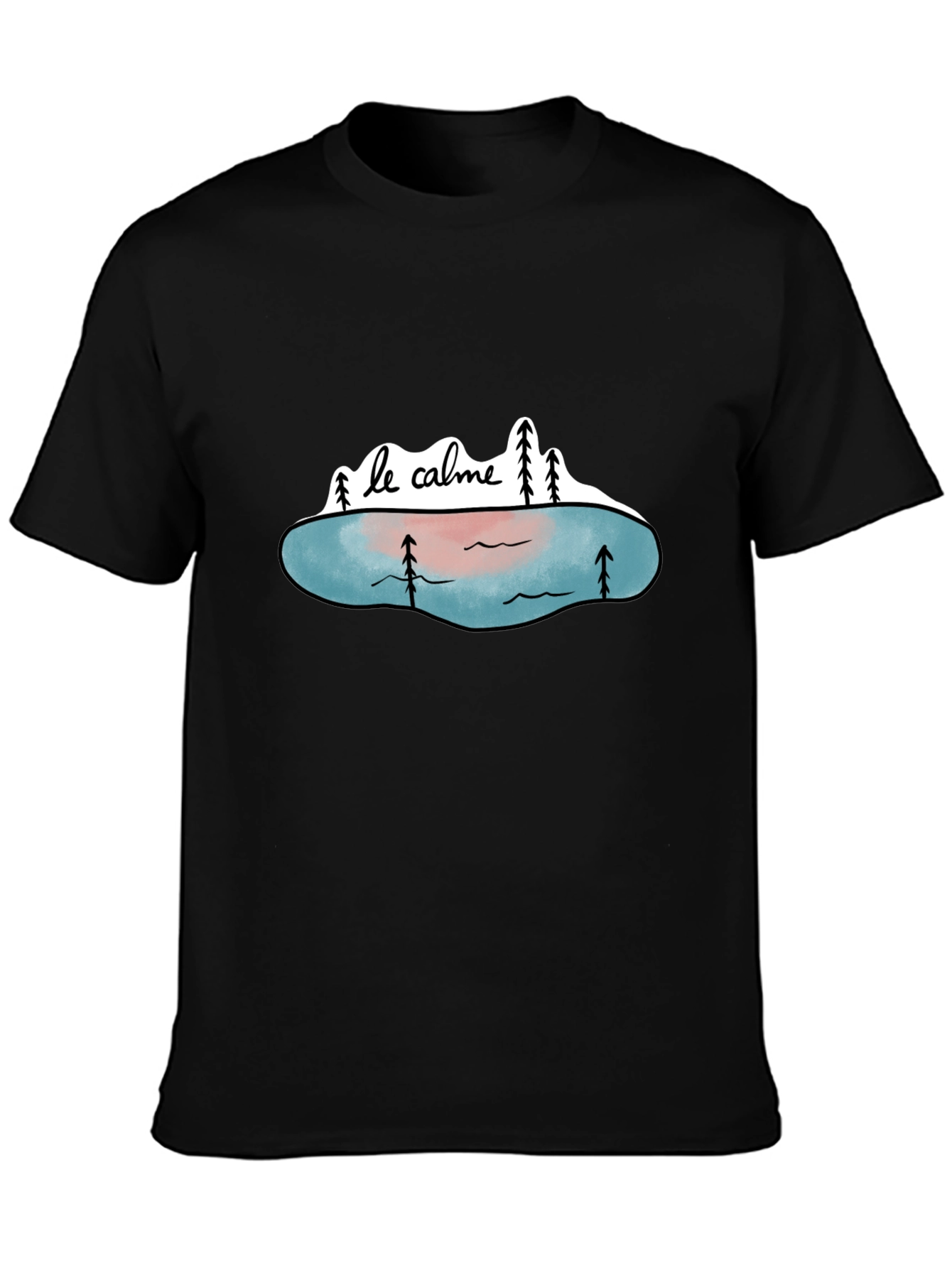 Le Calme Graphic Tee - Relaxed Style
