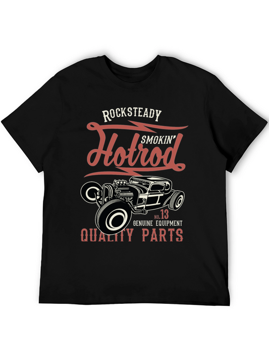 Rocksteady Hotrod T-Shirt - Smokin Quality Parts Design