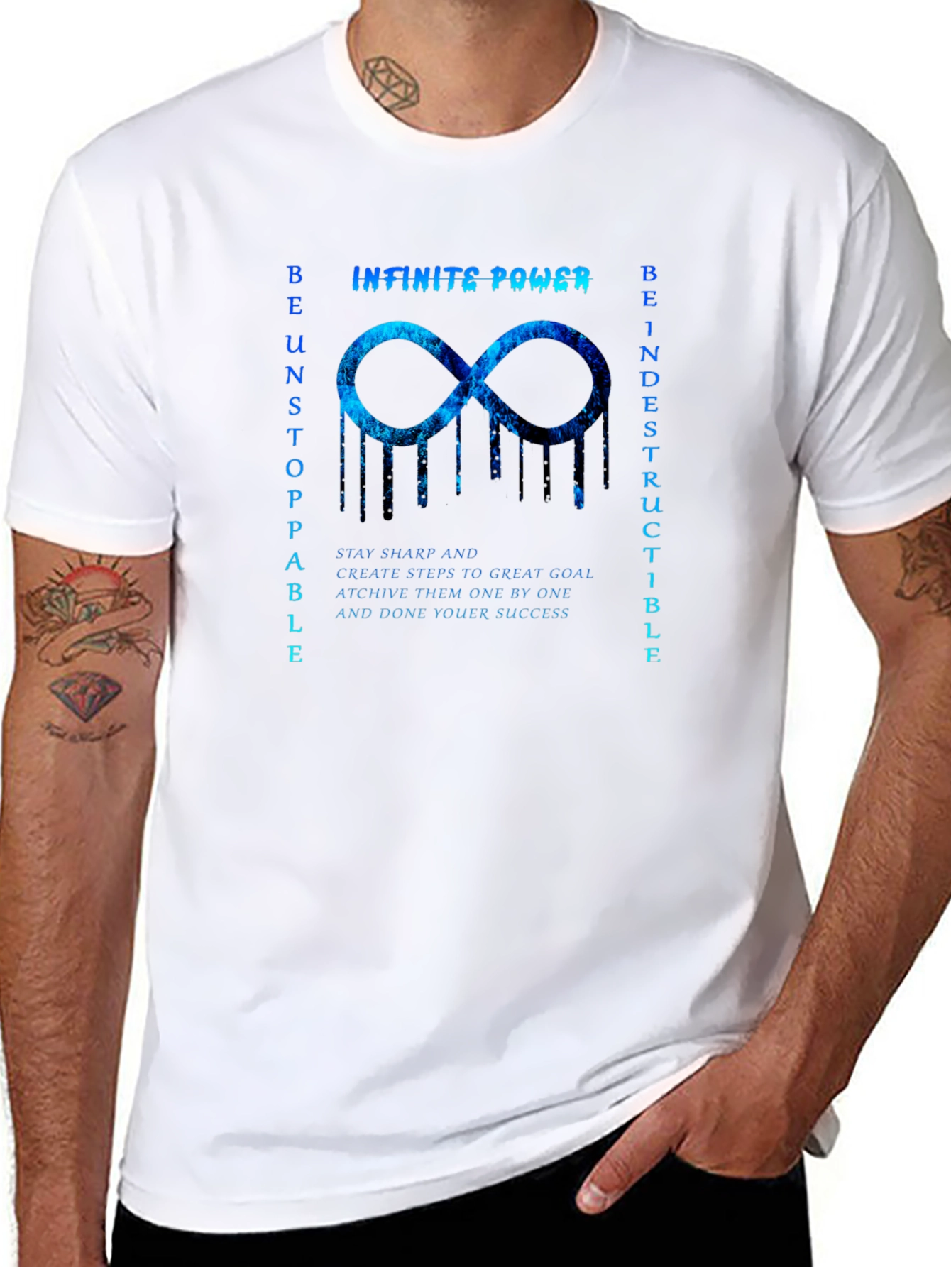 Infinite Power T-Shirt - Unstoppable & Indestructible