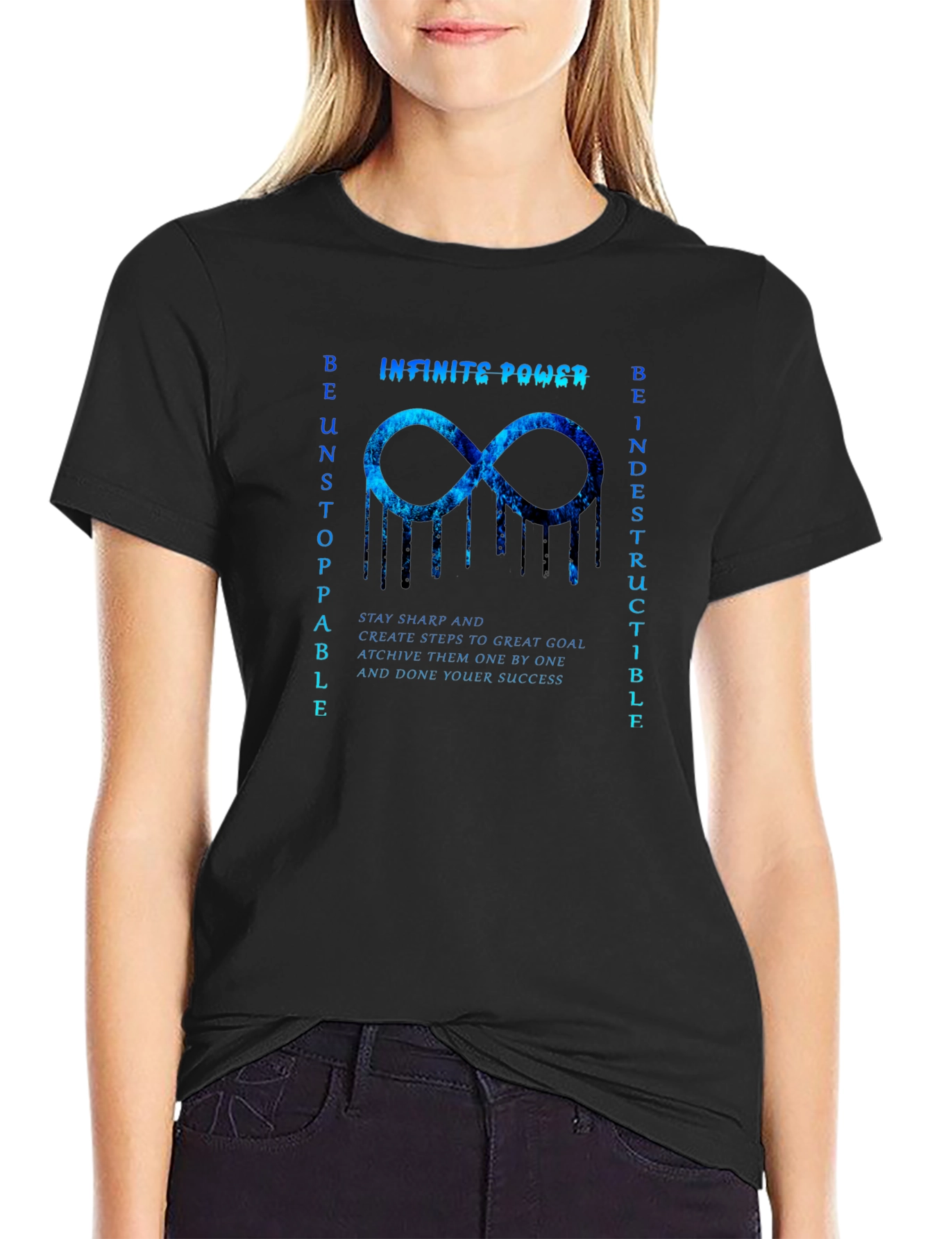 Infinite Power T-Shirt - Unstoppable & Indestructible