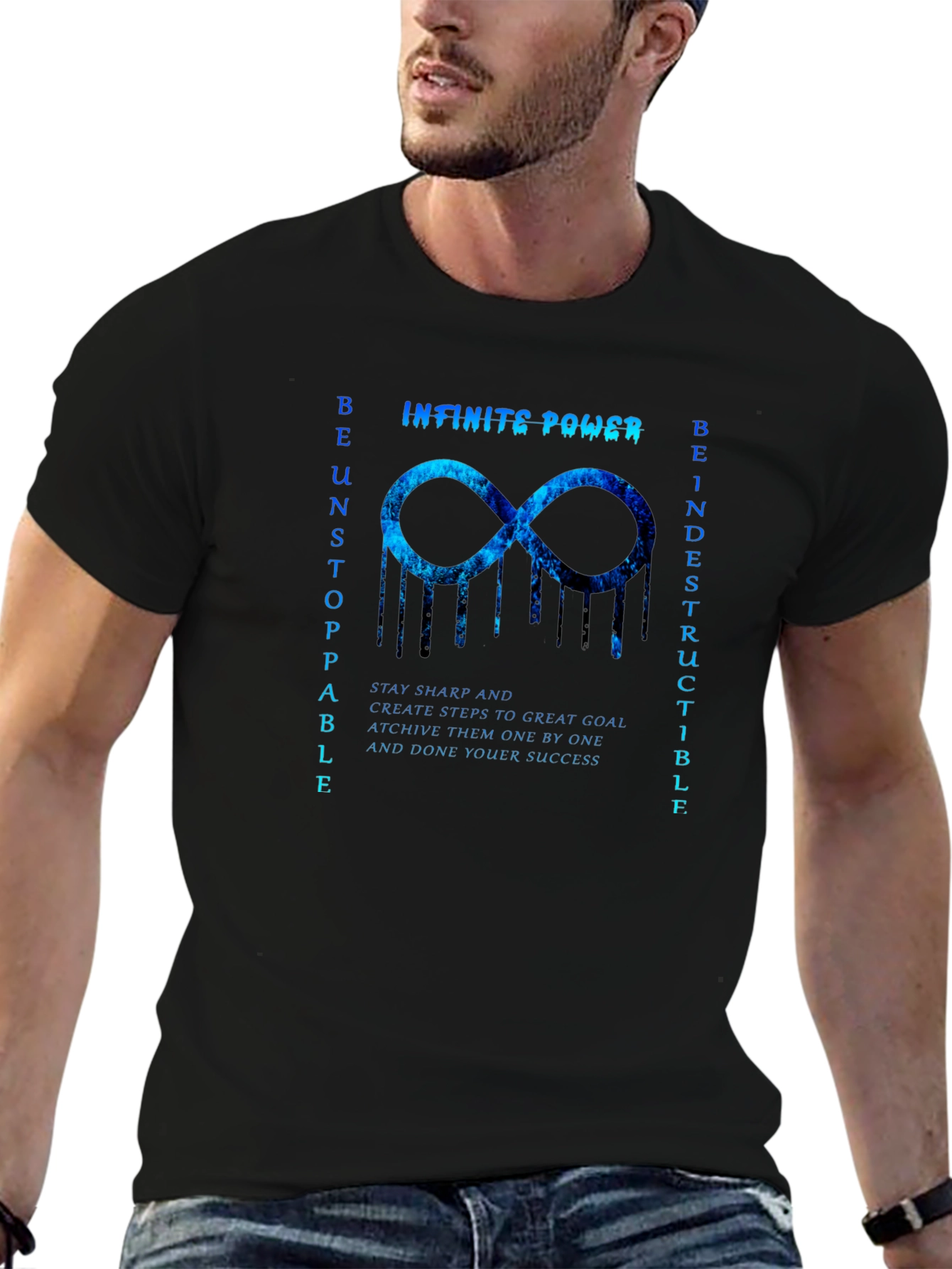Infinite Power T-Shirt - Unstoppable & Indestructible