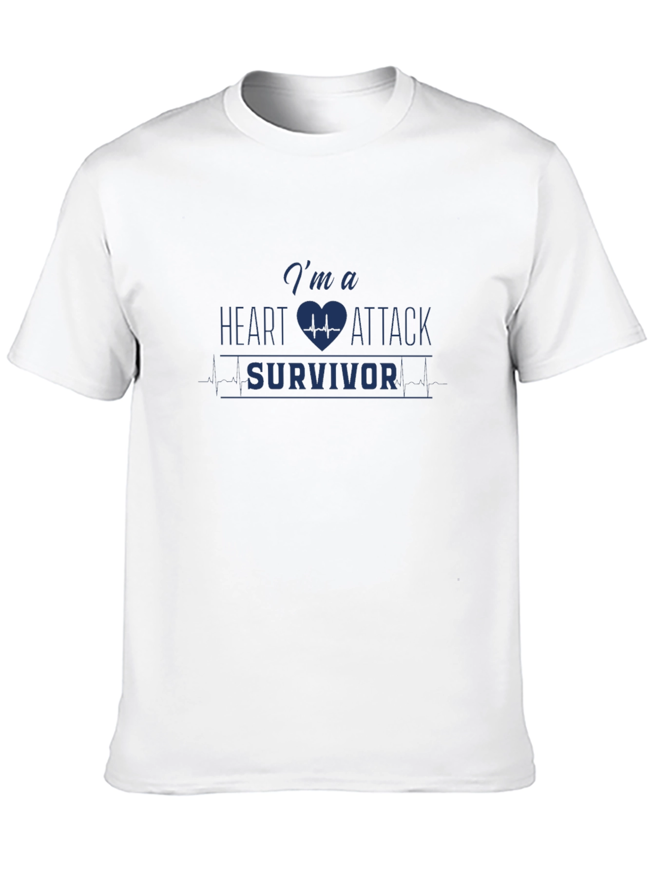 Heart Attack Survivor T-Shirt Graphic Tee